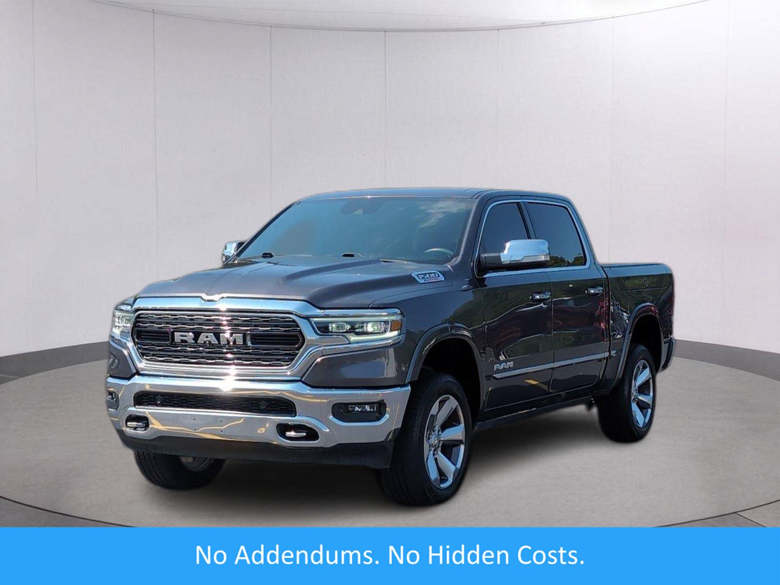 Gray (Granite Crystal Metallic Clearcoat) 2020 RAM 1500 Pickup Truck Four-Wheel Drive 8-Speed Automatic