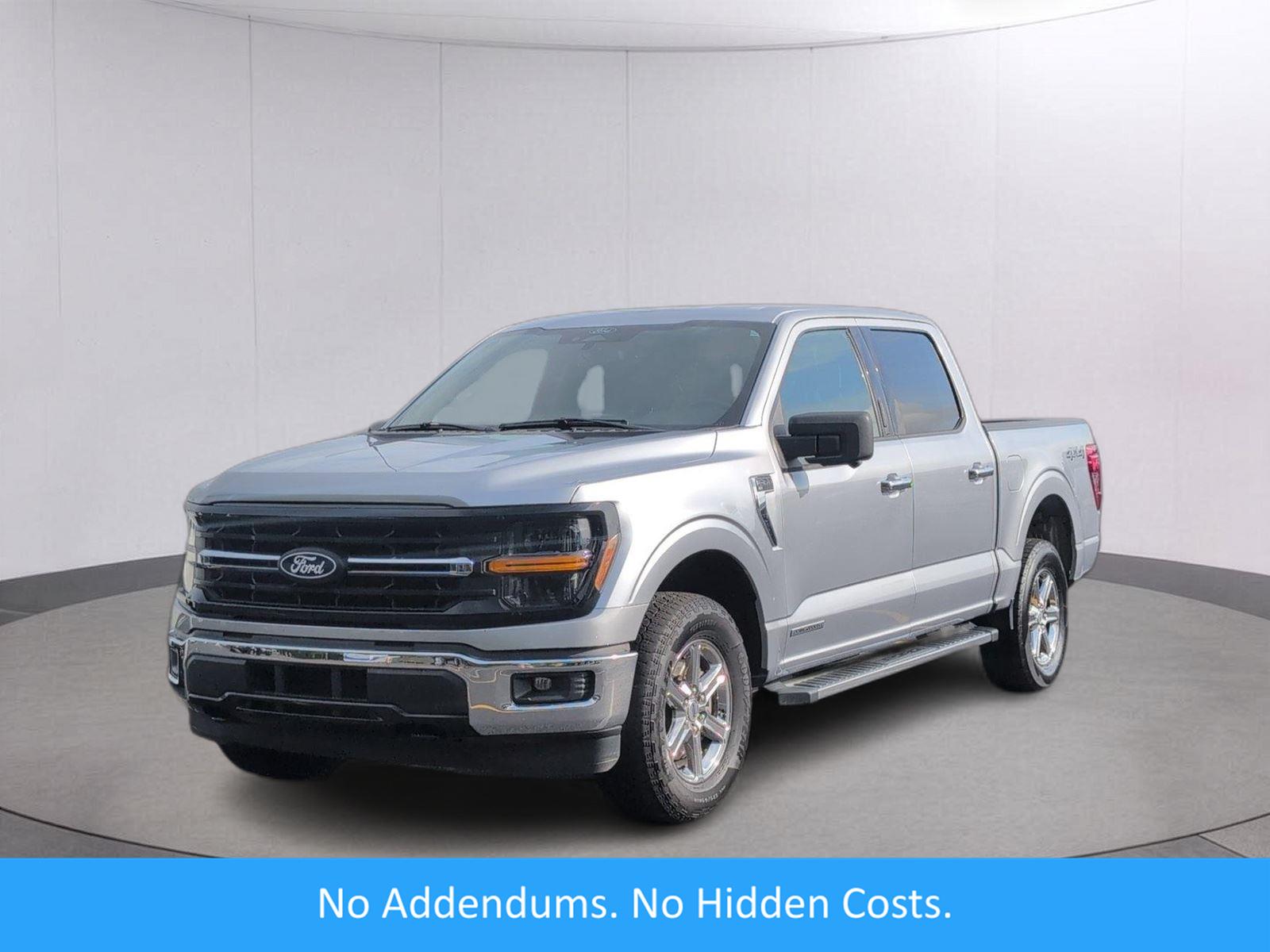 Iconic Silver 2024 Ford F-150 Pickup Truck Four-Wheel Drive Automatic