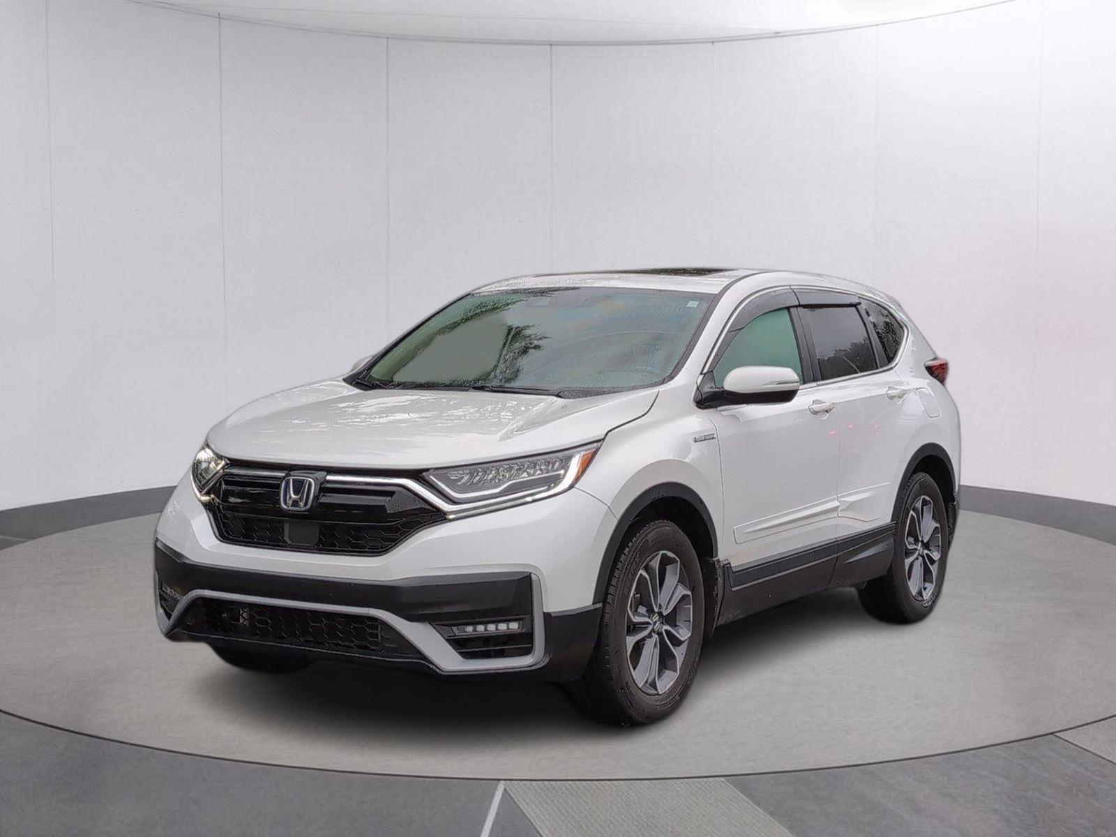 Platinum White Pearl 2022 Honda CR-V Hybrid SUV / Crossover All-Wheel Drive 1-Speed Dual Clutch
