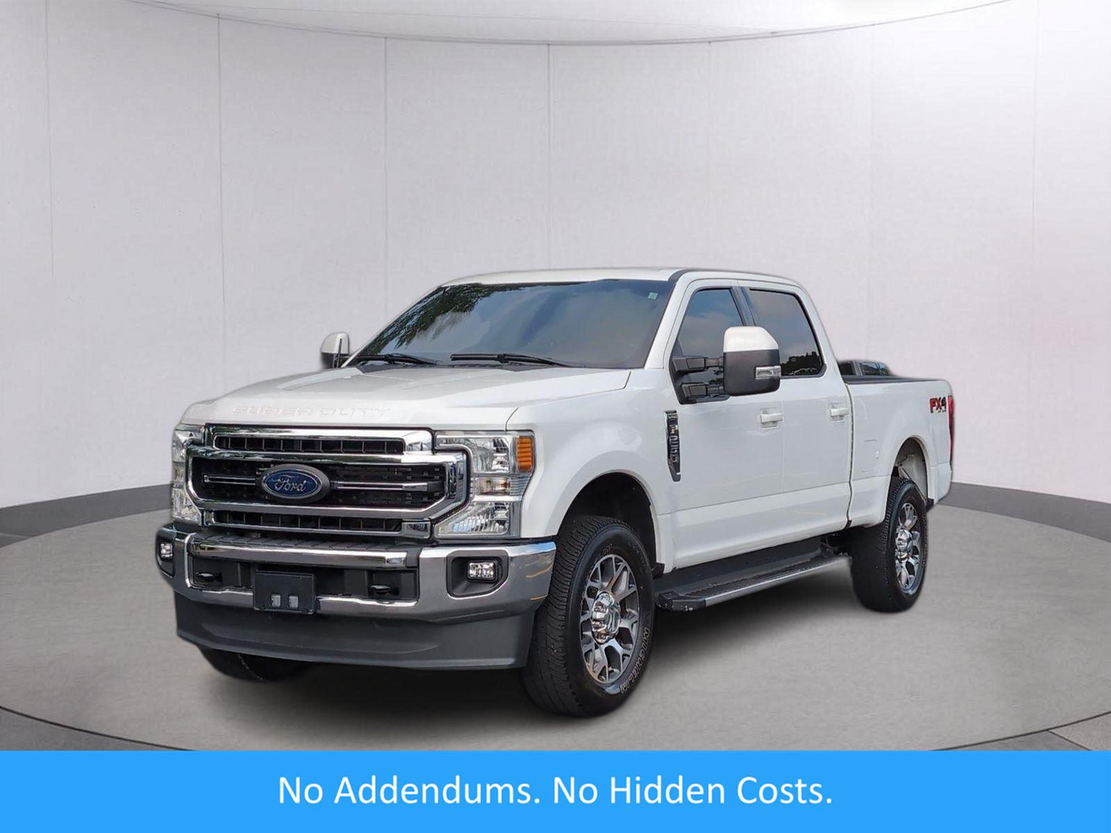 Star White Metallic Tri-Coat 2022 Ford F-250 Super Duty Pickup Truck Four-Wheel Drive Automatic