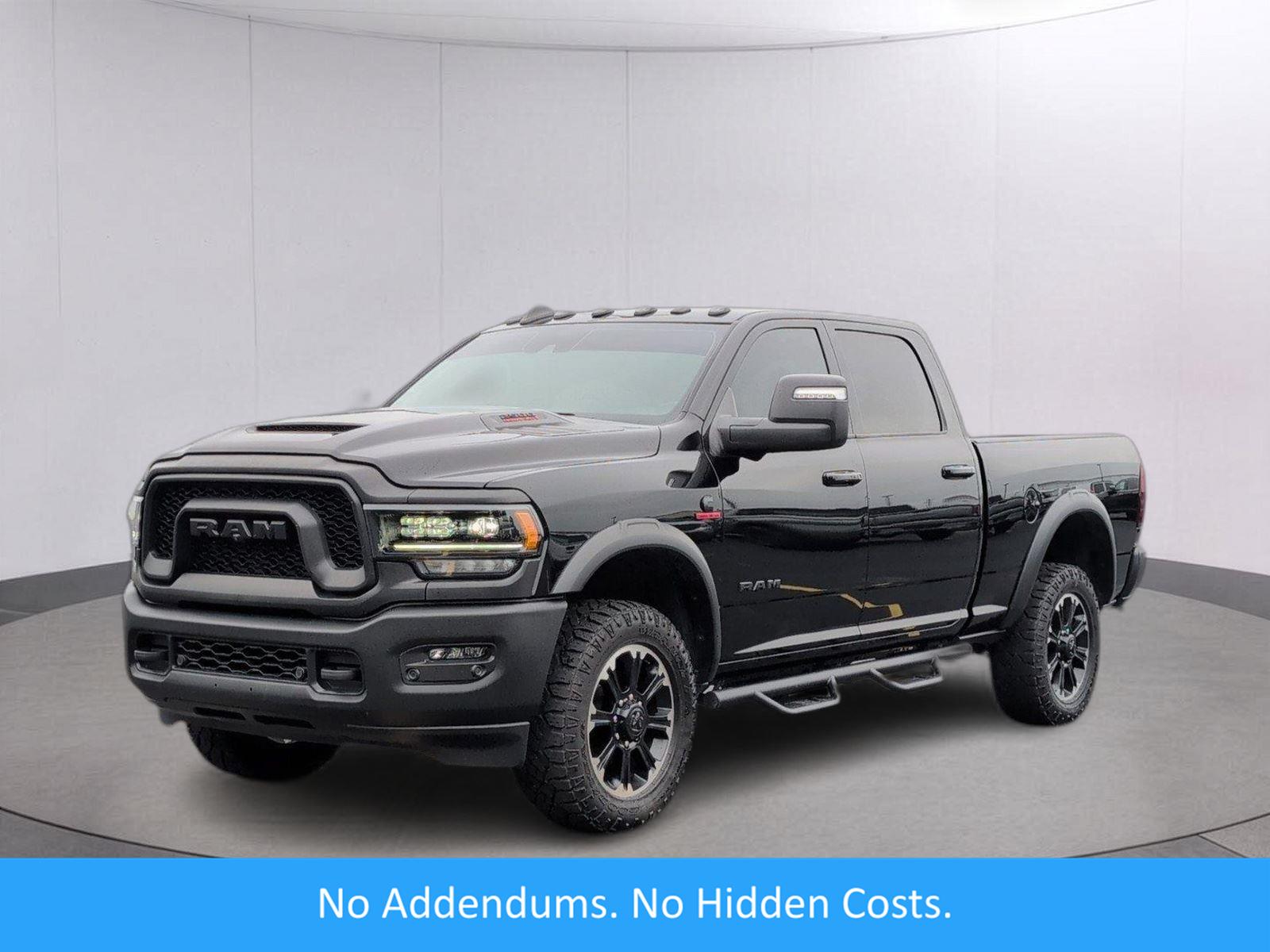 Diamond Black Crystal Pearlcoat 2024 RAM 2500 Pickup Truck Four-Wheel Drive 6-Speed Automatic