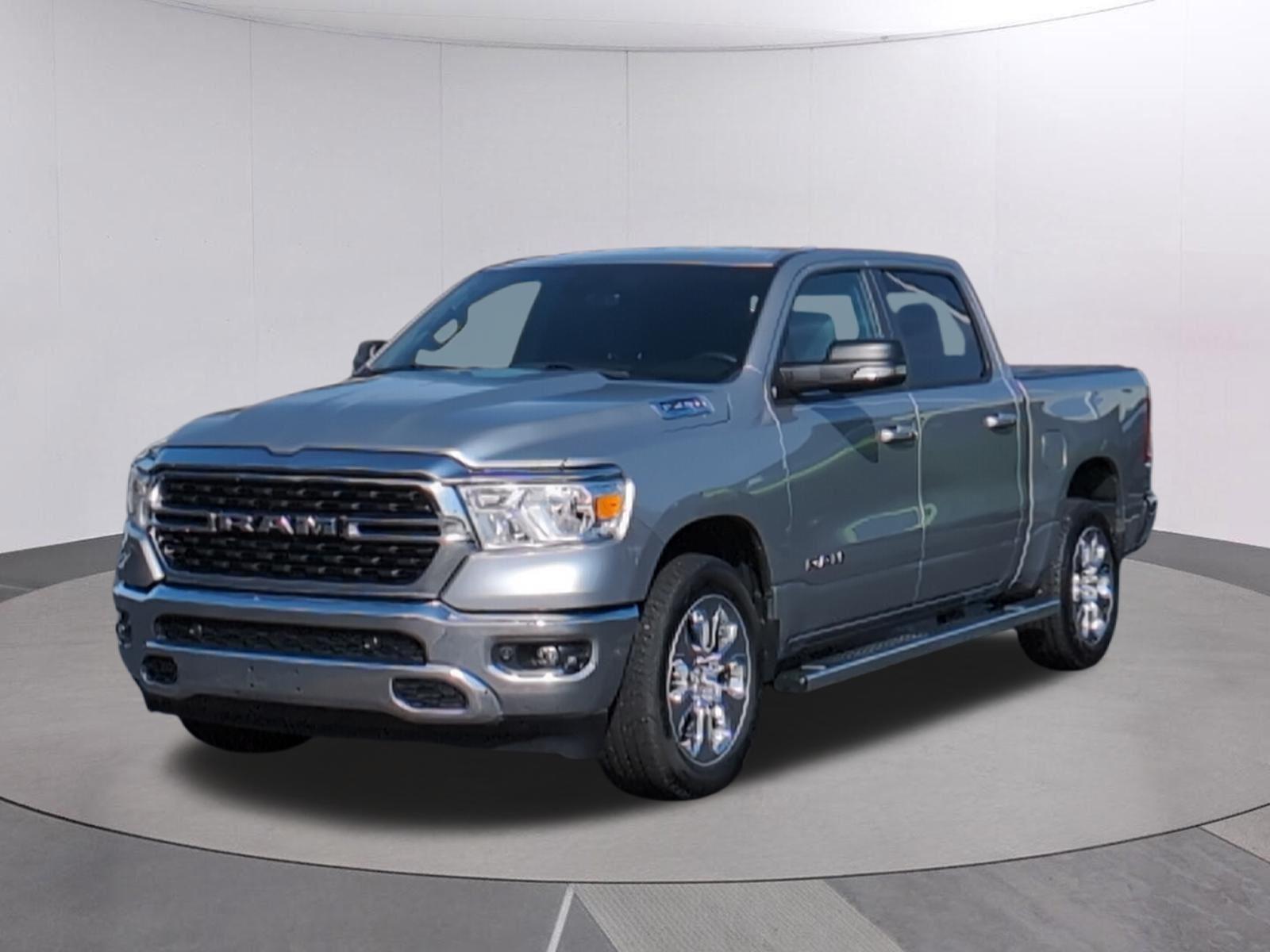 Billet Silver Metallic Clearcoat 2022 RAM 1500 Pickup Truck 4X2 8-Speed Automatic