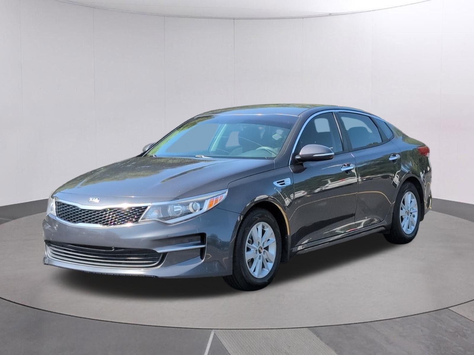 Gray (Platinum Graphite) 2018 Kia Optima Sedan Front-Wheel Drive 6-Speed Automatic