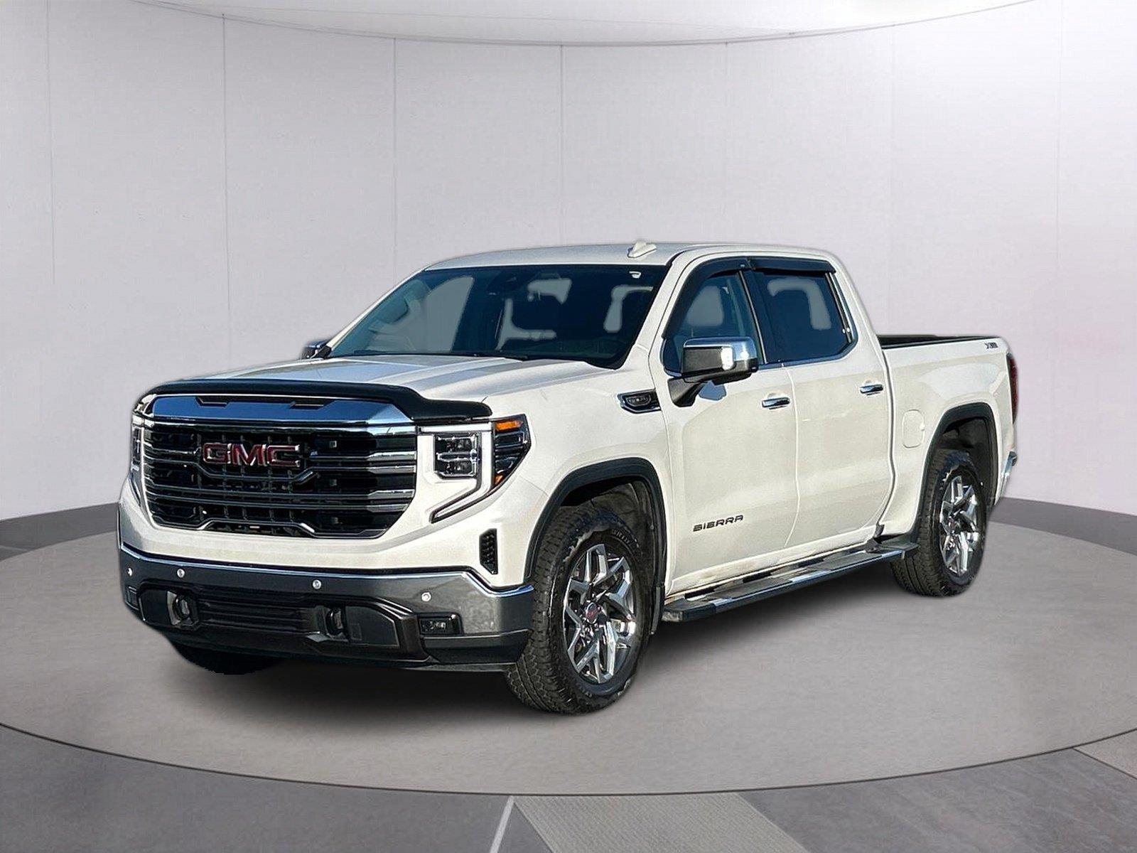 White Frost Tricoat 2024 GMC Sierra 1500 Pickup Truck Four-Wheel Drive Automatic