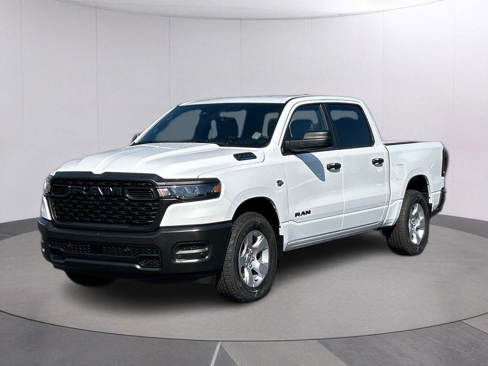 Bright White Clearcoat 2026 RAM 1500 Pickup Truck Four-Wheel Drive 8-Speed Automatic