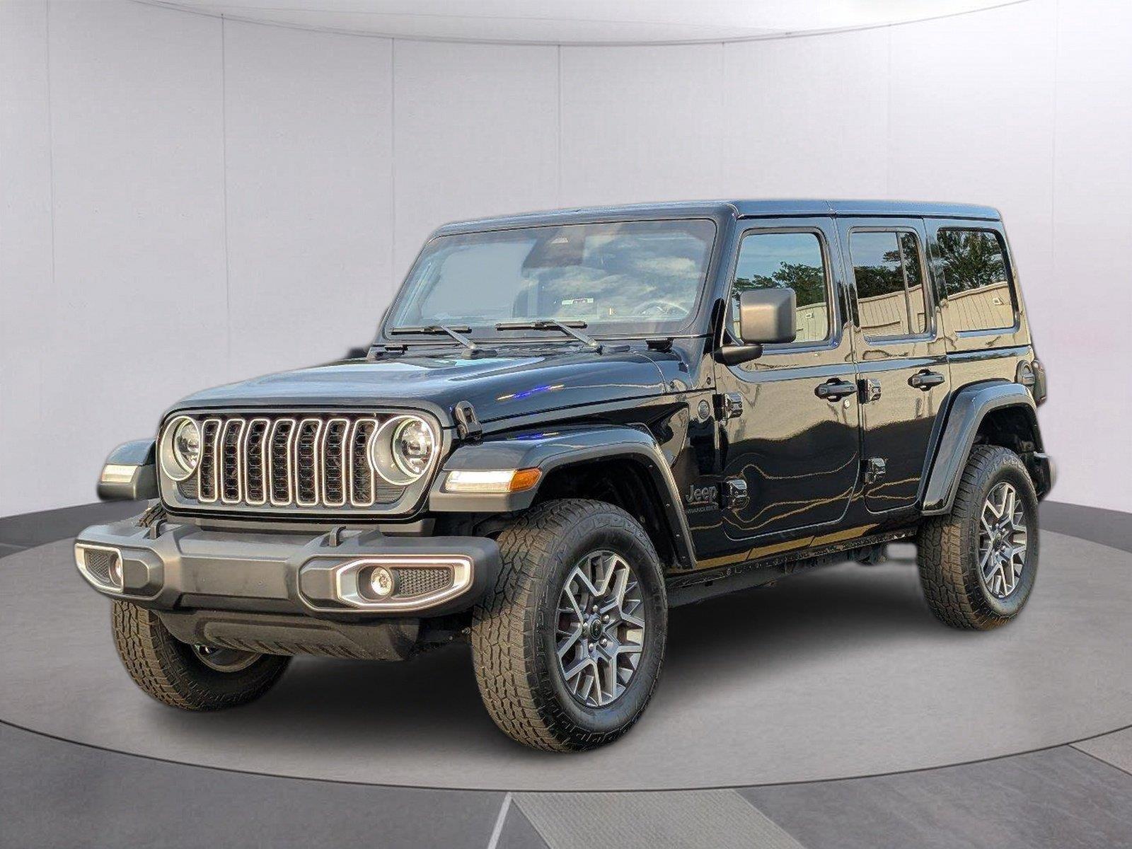 Black Clearcoat 2025 Jeep Wrangler SUV / Crossover Four-Wheel Drive 8-Speed Automatic
