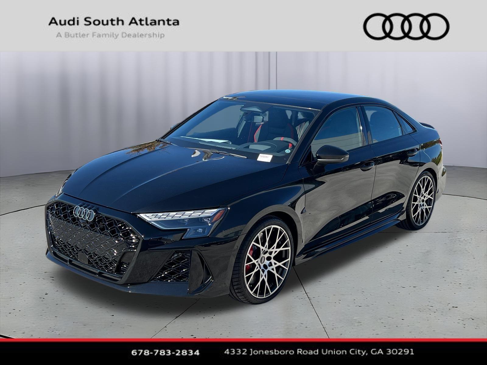 Mythos Black Metallic 2026 Audi RS 3 2.5T quattro Sedan All-Wheel Drive Automatic