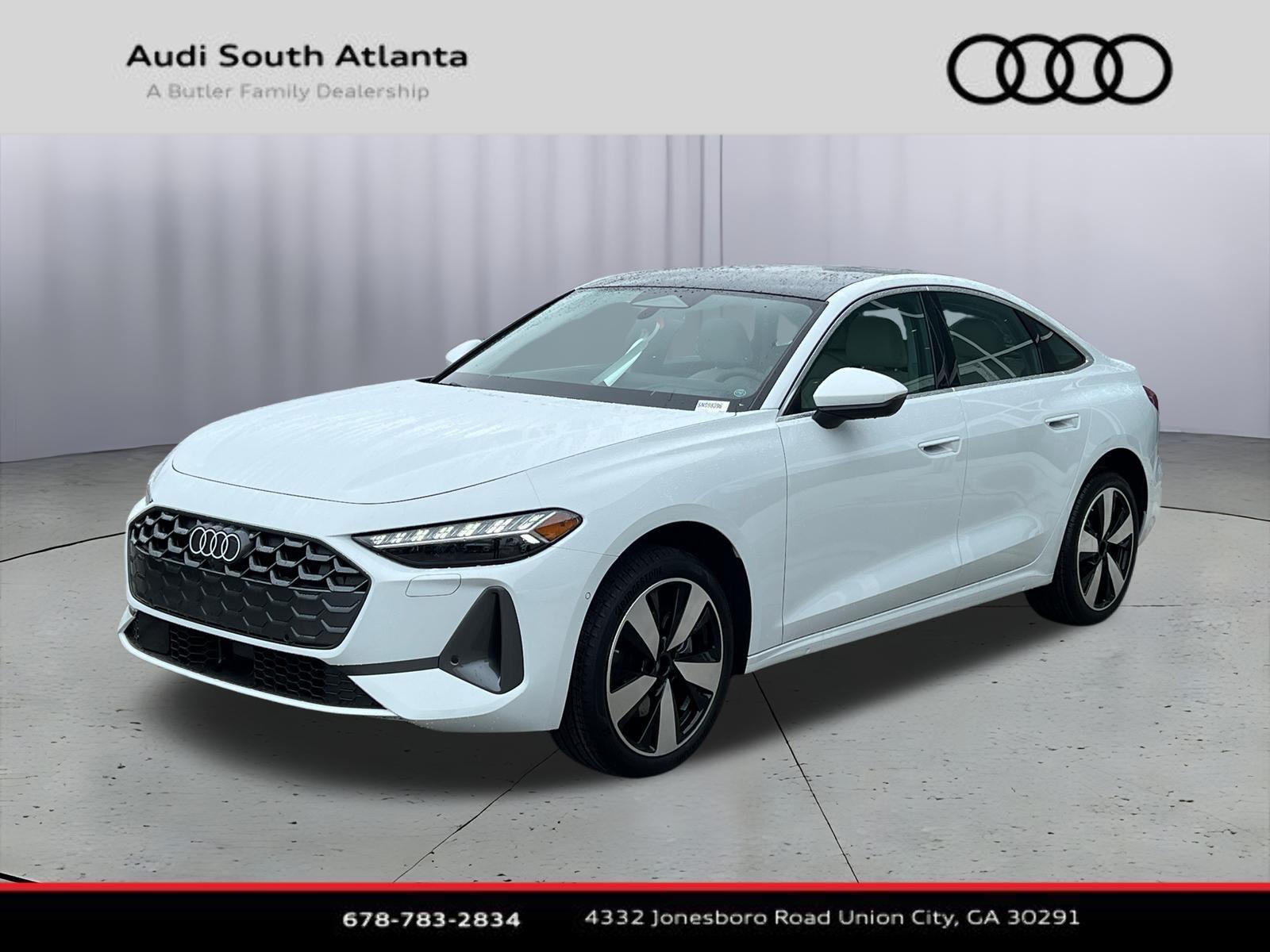 Glacier White Metallic 2025 Audi A5 quattro Premium Plus Sedan Sedan All-Wheel Drive Automatic