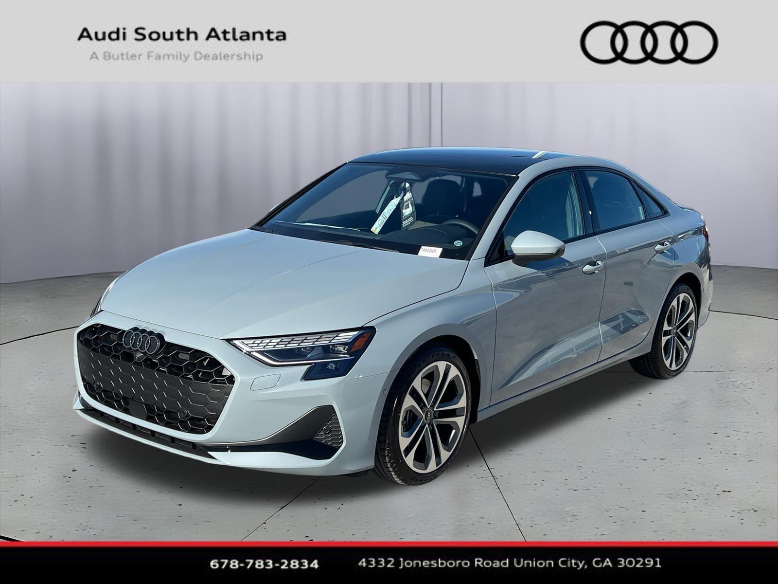 Arrow Gray Pearl Effect 2026 Audi A3 quattro Premium Plus 40 TFSI Sedan All-Wheel Drive Automatic