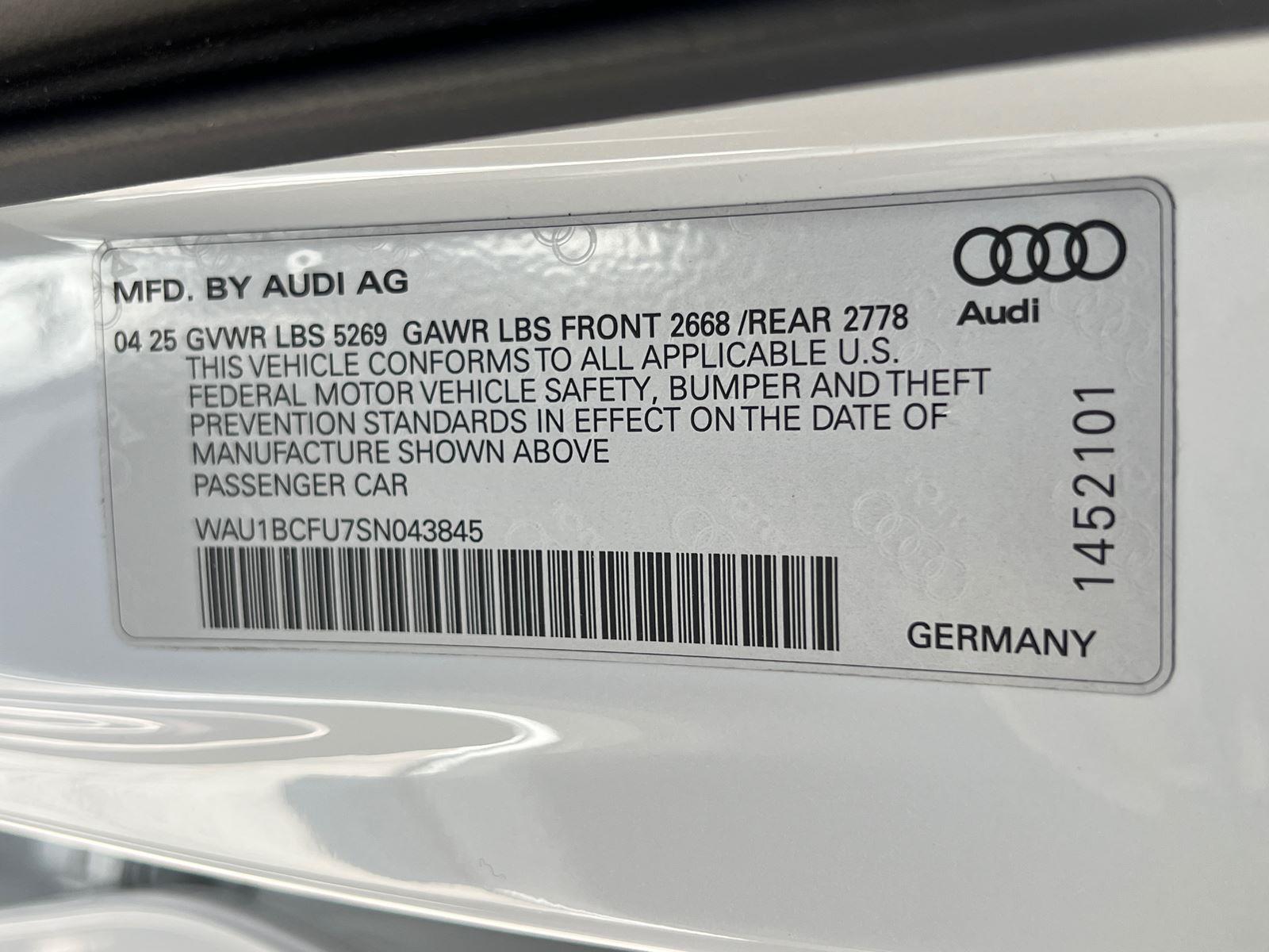 Used 2025 Audi A5 Sedan