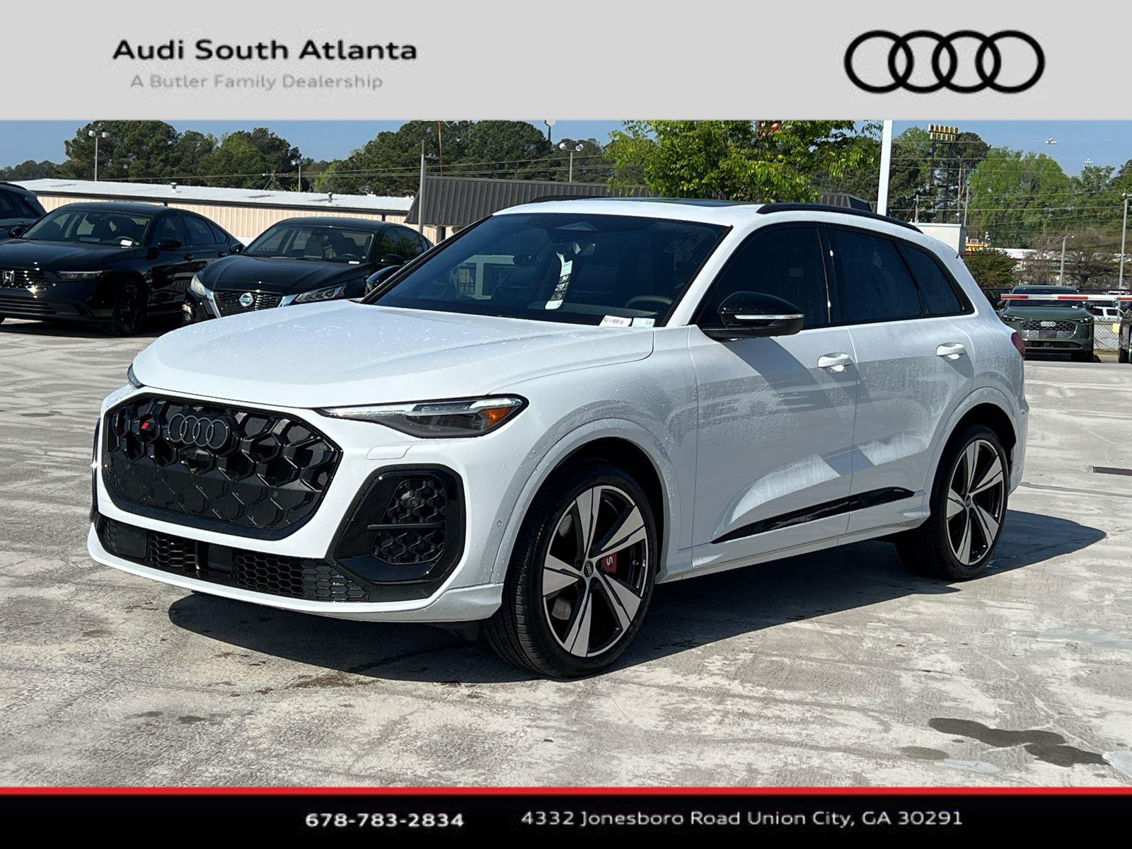 Glacier White Metallic 2025 Audi SQ5 3.0T quattro Premium Plus AWD SUV / Crossover All-Wheel Drive Automatic