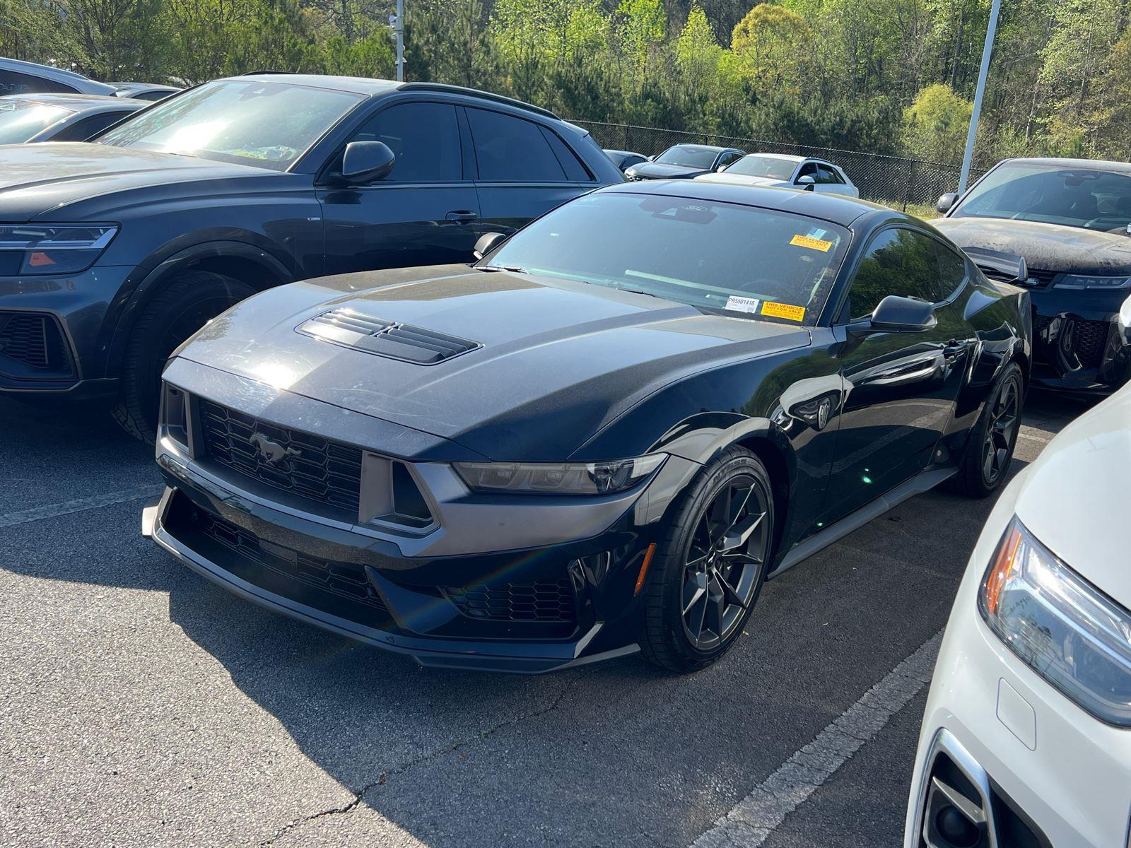 Shadow Black 2024 Ford Mustang Dark Horse Fastback RWD Coupe Rear-Wheel Drive Automatic