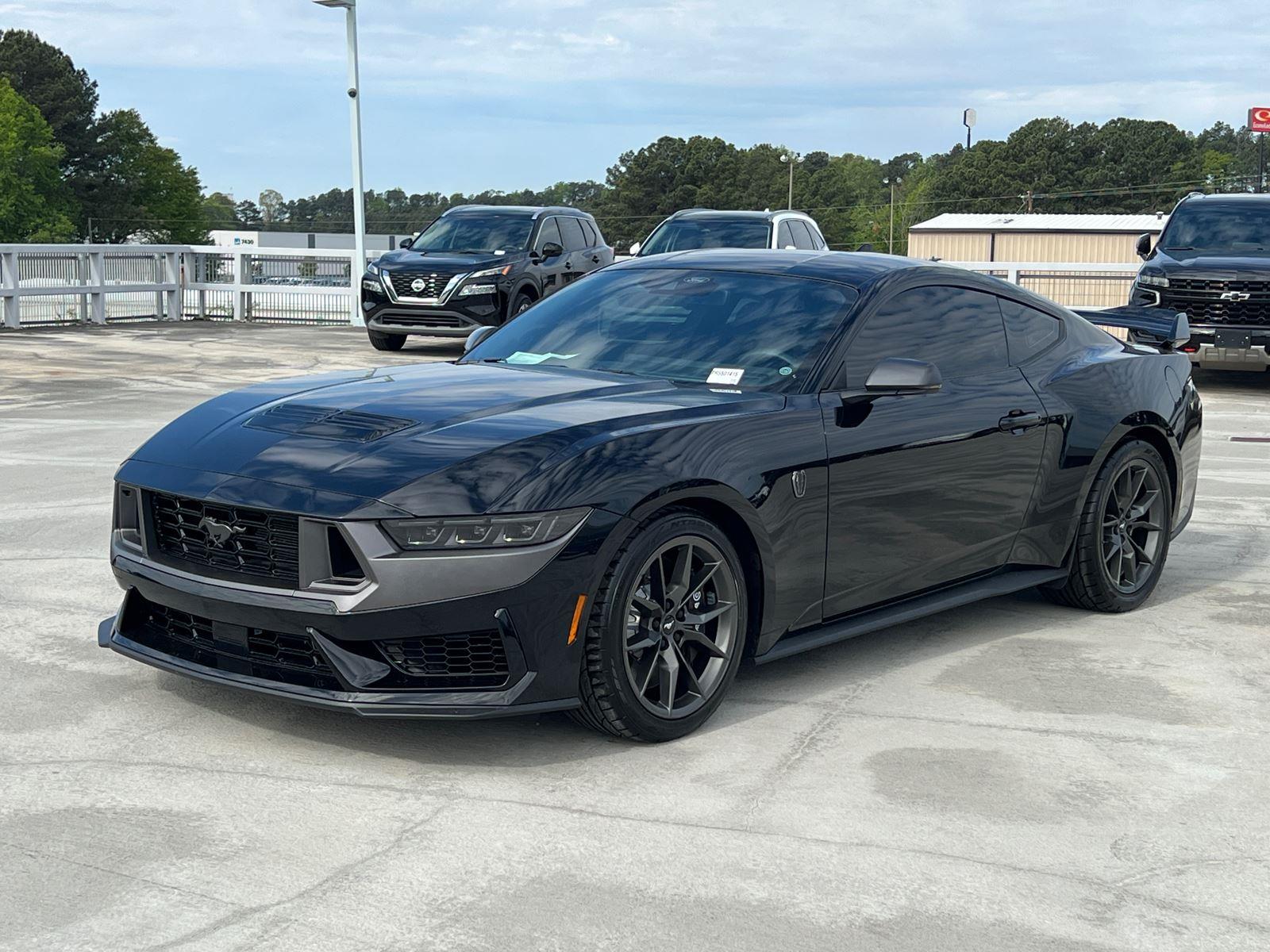 Shadow Black 2024 Ford Mustang Dark Horse Fastback RWD Coupe Rear-Wheel Drive Automatic