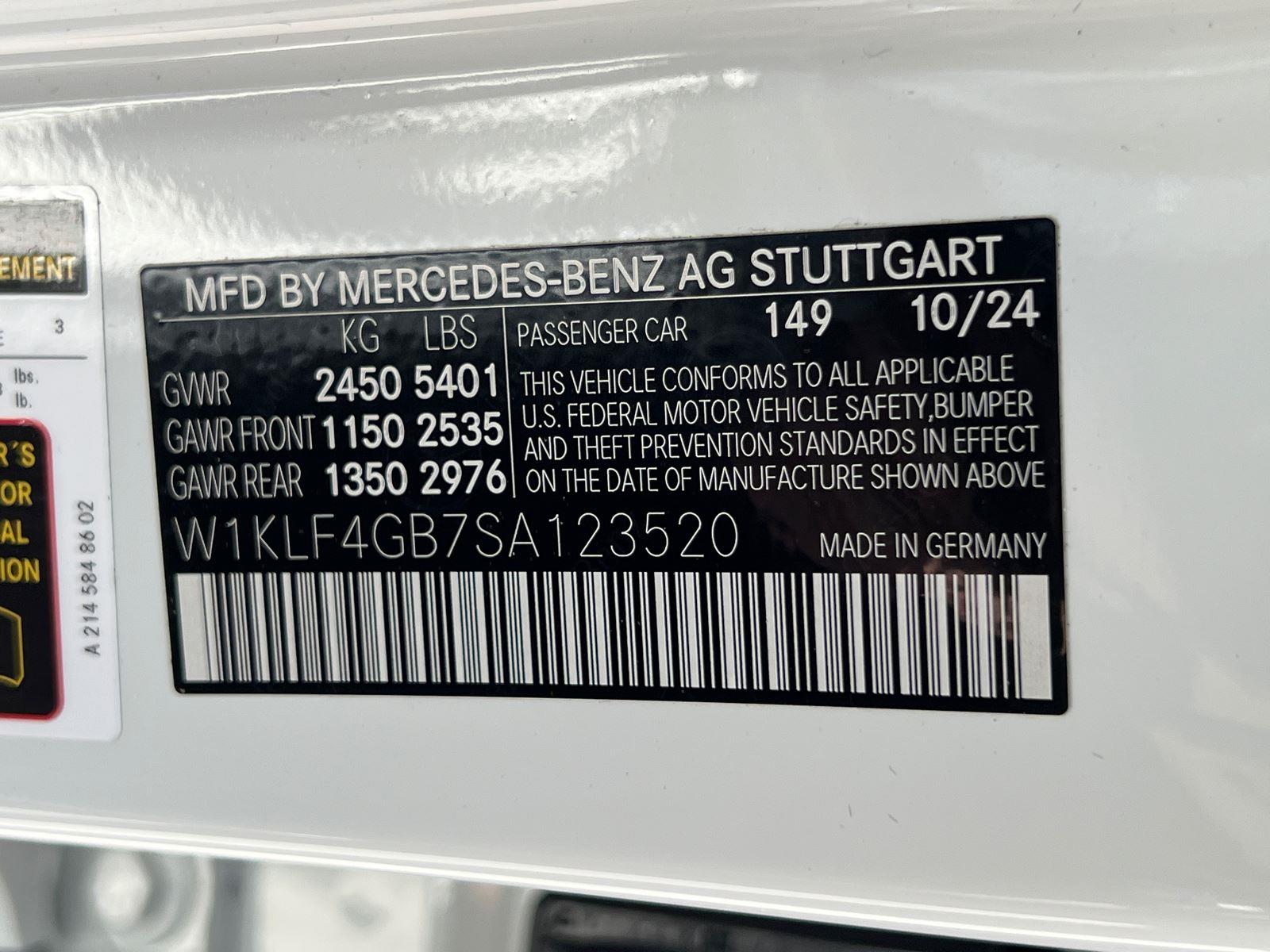 Used 2025 Mercedes-benz E-Class Sedan