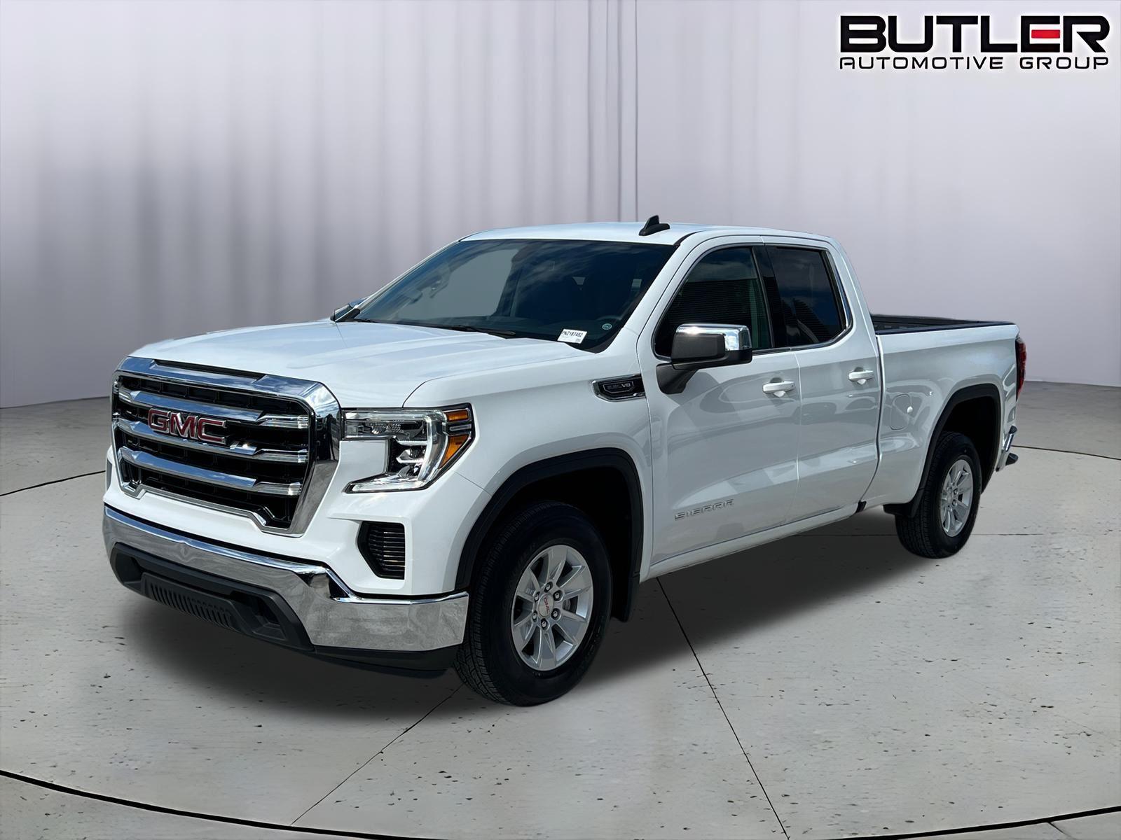 Summit White 2022 GMC Sierra 1500 Limited SLE Double Cab LB RWD Pickup Truck 4X2 8-Speed Automatic