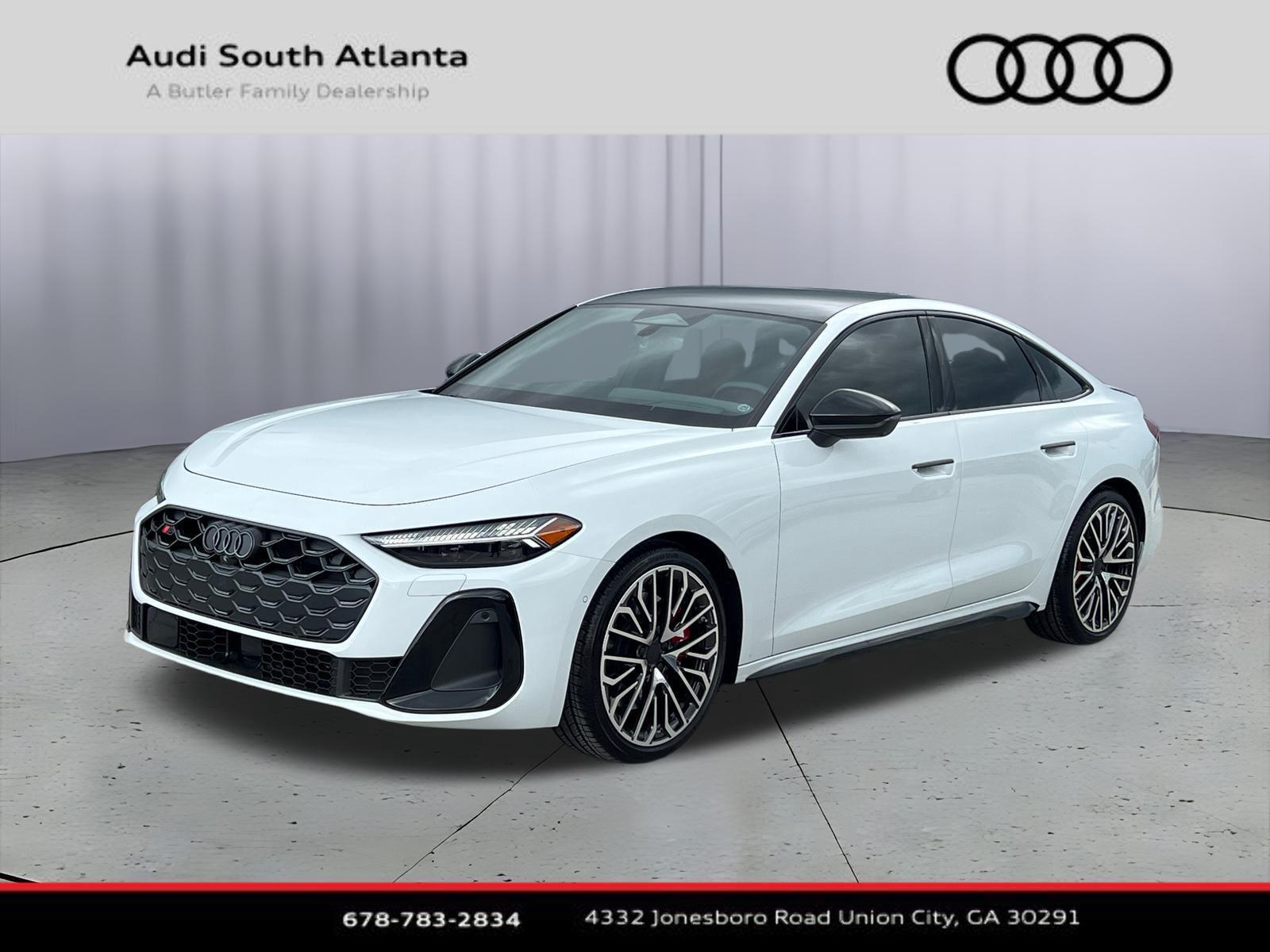 Glacier White Metallic 2026 Audi S5 Sedan All-Wheel Drive Automatic