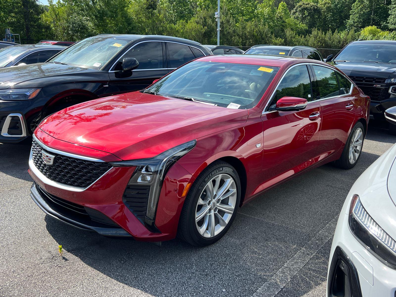Radiant Red Tintcoat 2025 Cadillac CT5 Premium Luxury RWD Sedan Rear-Wheel Drive Automatic