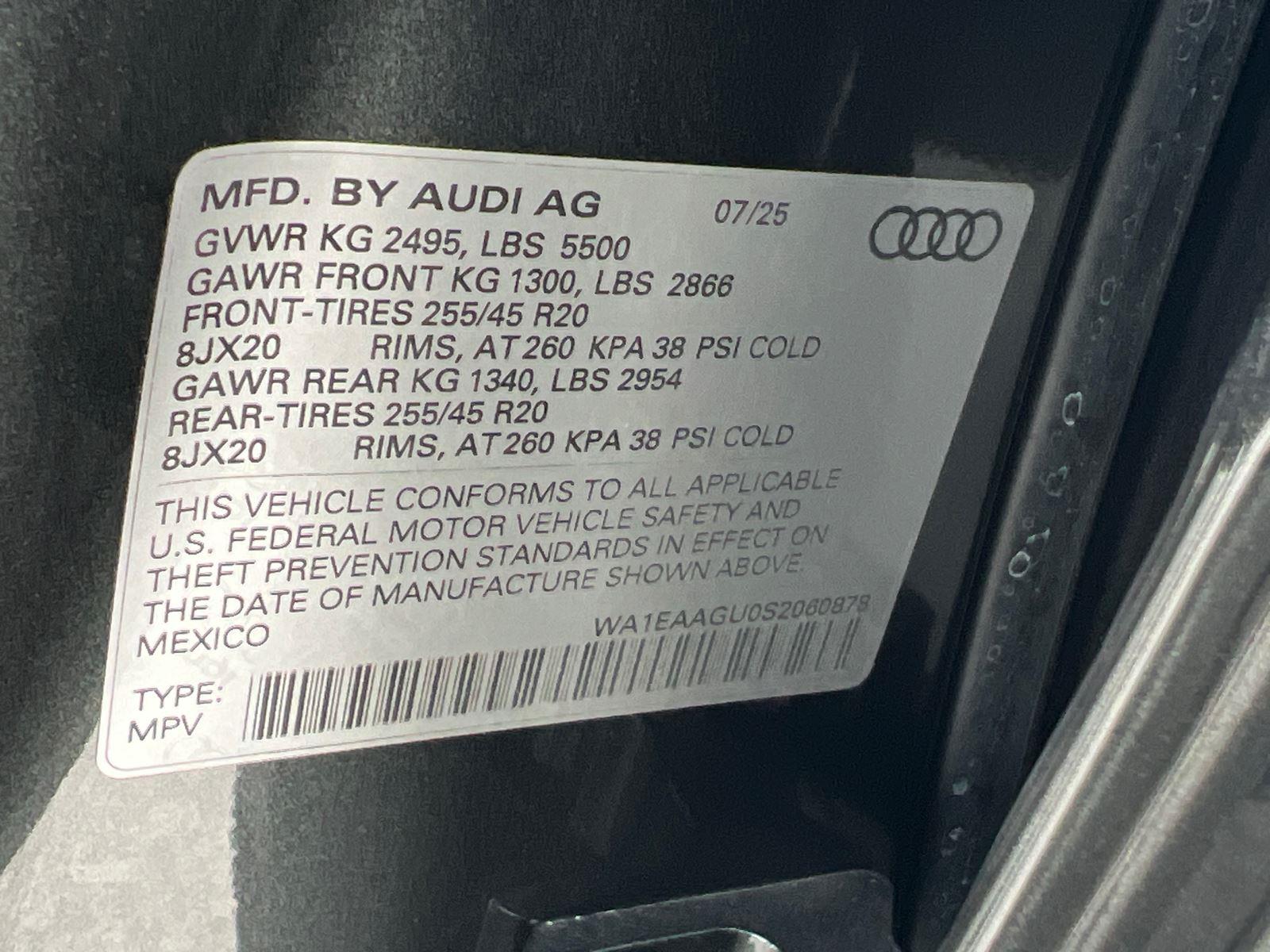 Used 2025 Audi Q5 Sportback Sedan