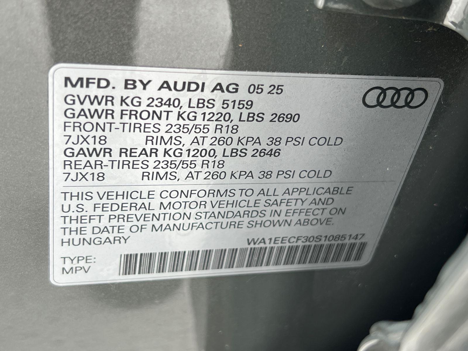 Used 2025 Audi Q3 SUV