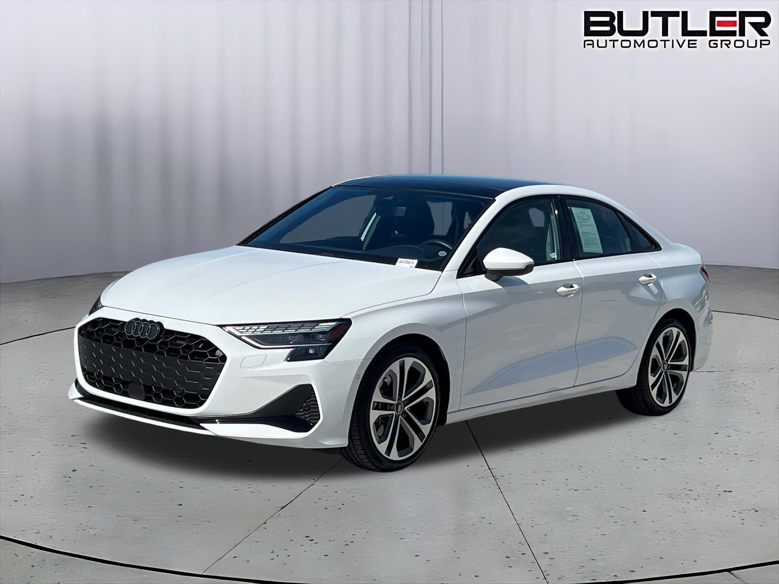 White 2025 Audi A3 Sedan All-Wheel Drive