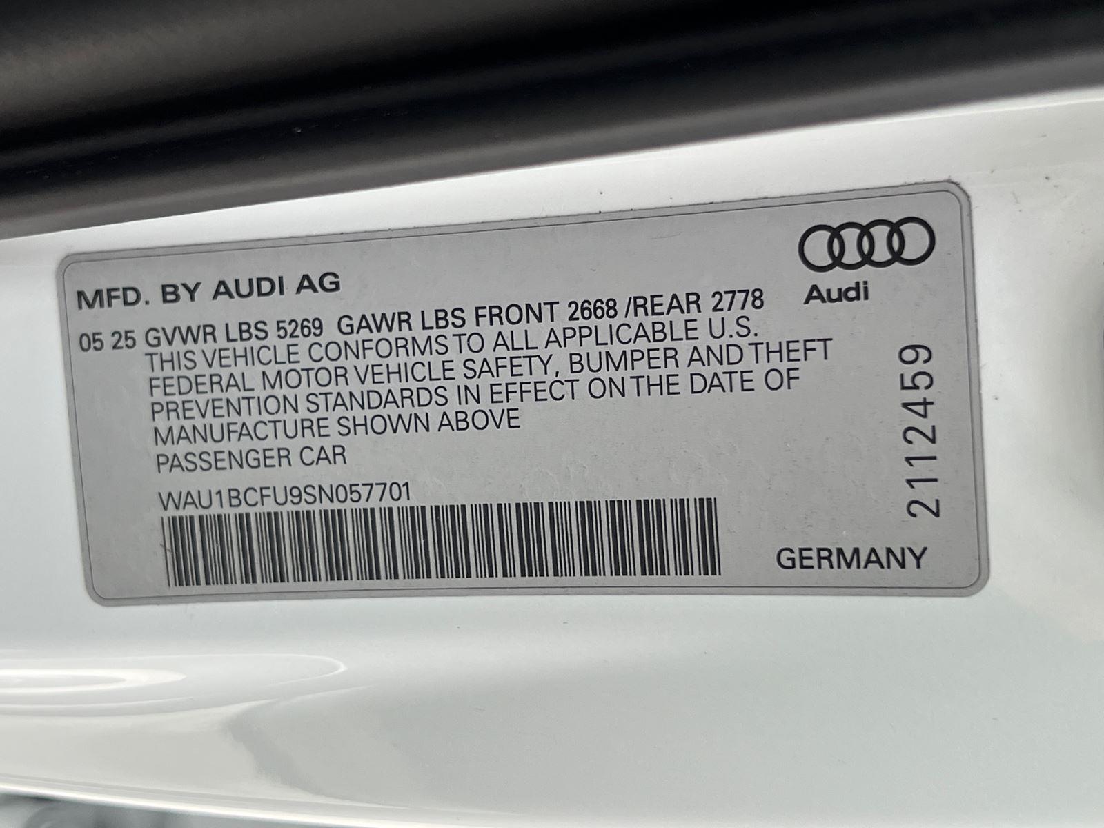 Used 2025 Audi A5 Sedan