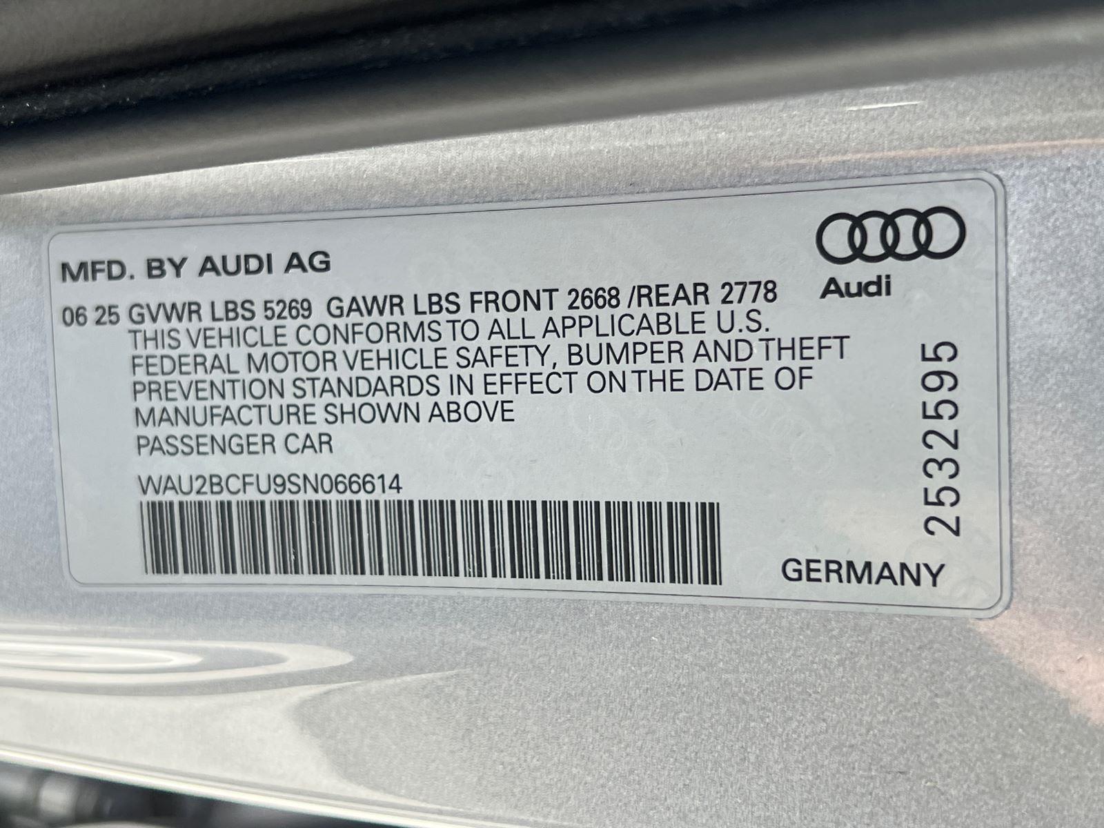 Used 2025 Audi A5 Sedan