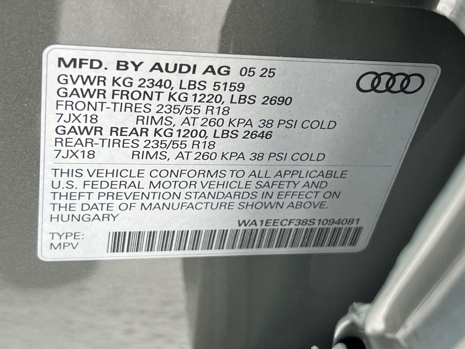 Used 2025 Audi Q3 SUV