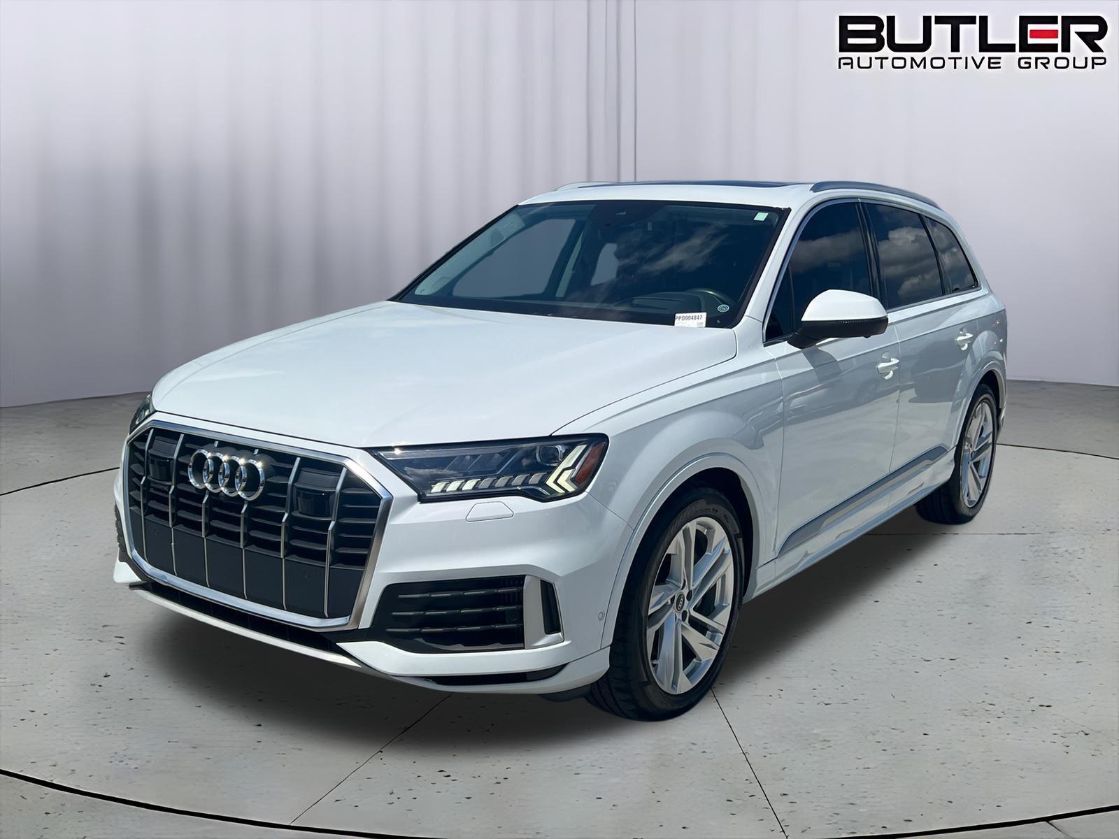 Glacier White Metallic 2023 Audi Q7 SUV / Crossover All-Wheel Drive Automatic