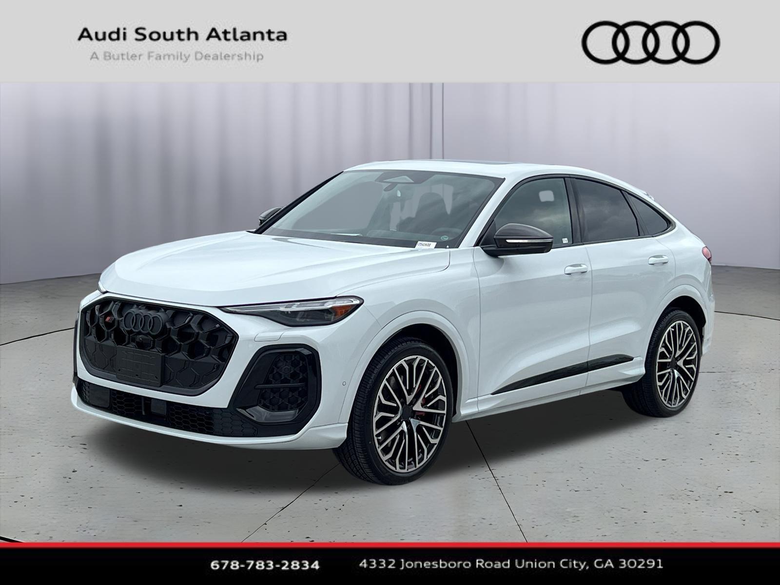 Glacier White Metallic 2026 Audi SQ5 Sportback Sedan All-Wheel Drive Automatic