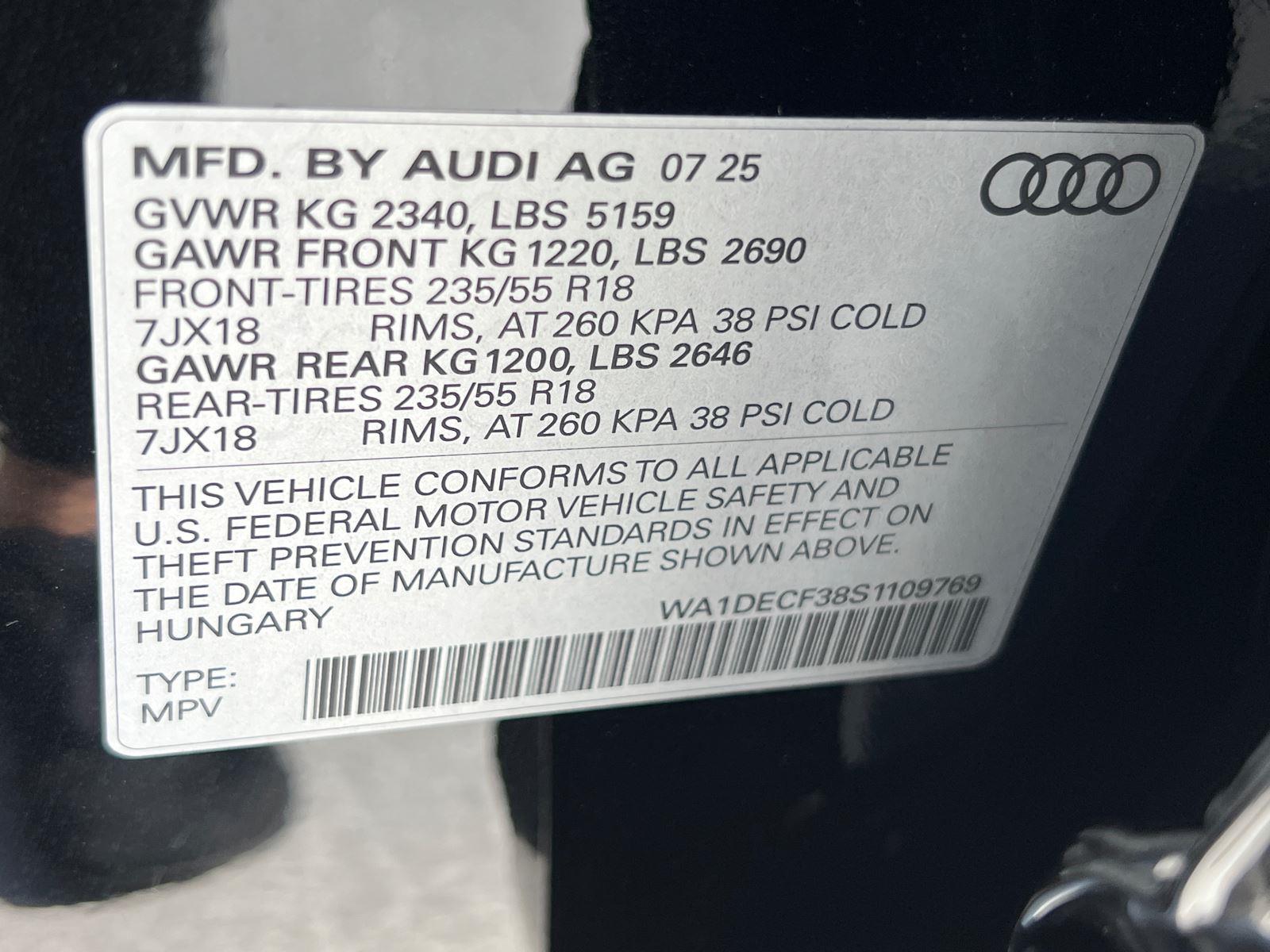 Used 2025 Audi Q3 SUV