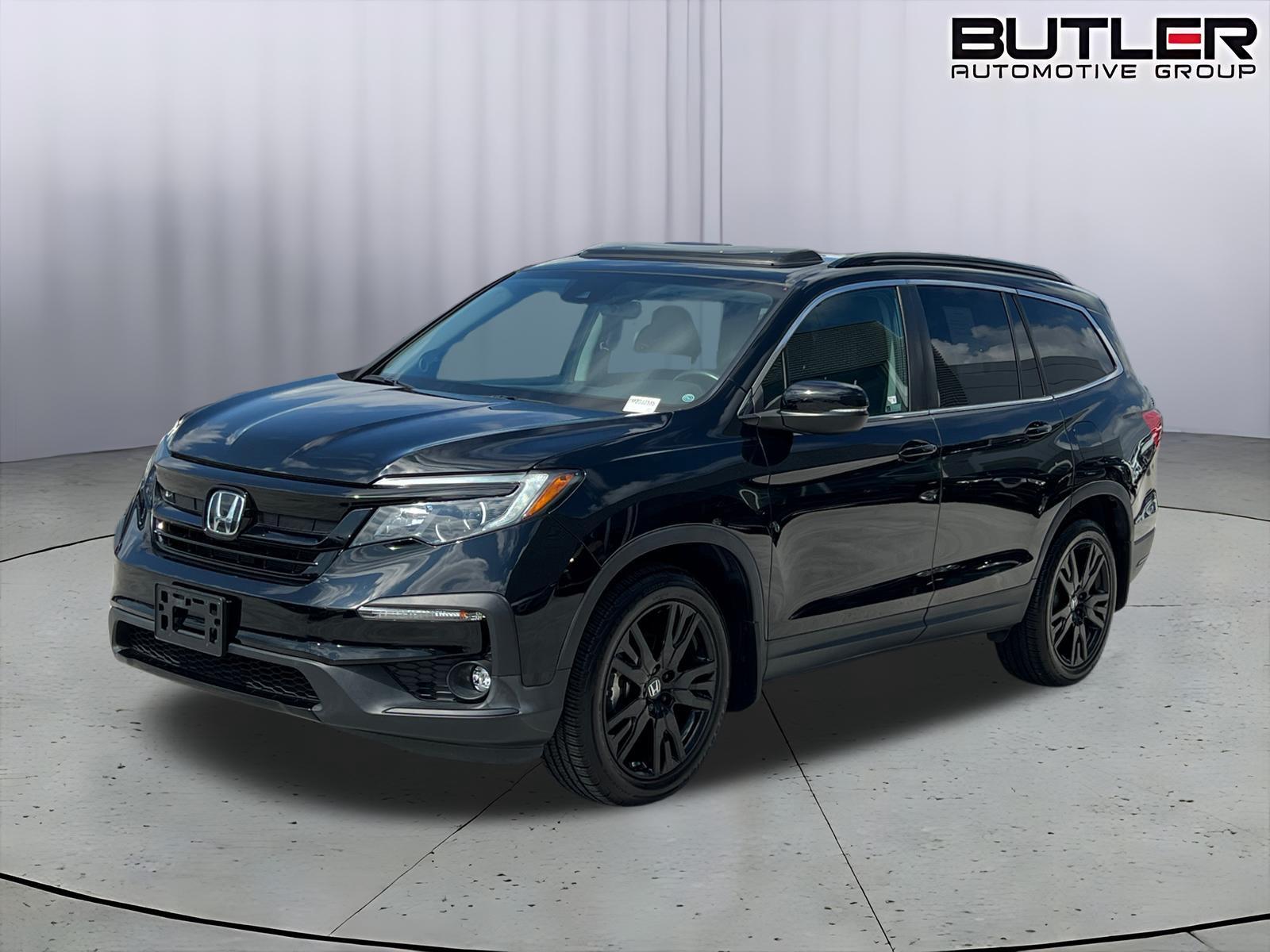 Crystal Black Pearl 2021 Honda Pilot SUV / Crossover Front-Wheel Drive 9-Speed Automatic