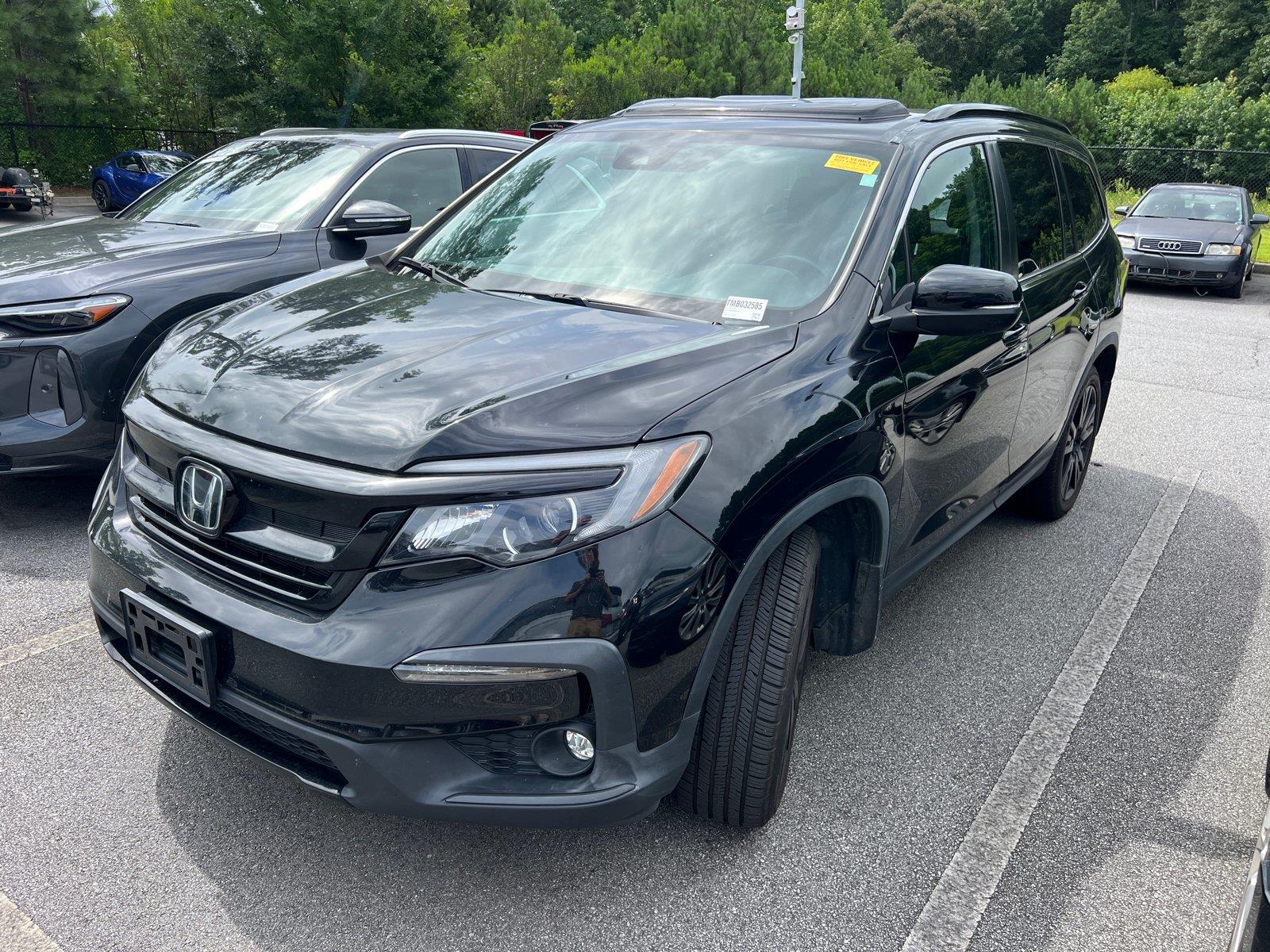 Crystal Black Pearl 2021 Honda Pilot SUV / Crossover Front-Wheel Drive 9-Speed Automatic