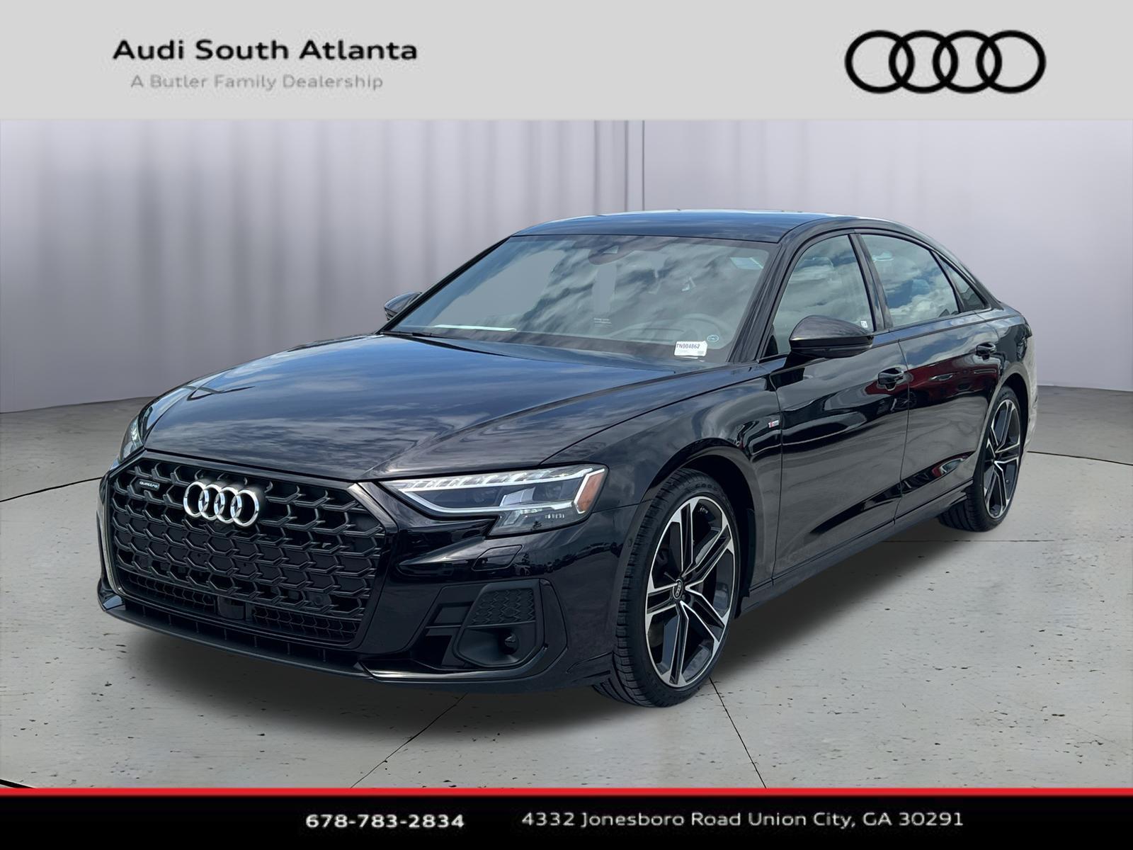 Sebring Black Crystal Effect 2026 Audi A8 Sedan All-Wheel Drive Automatic