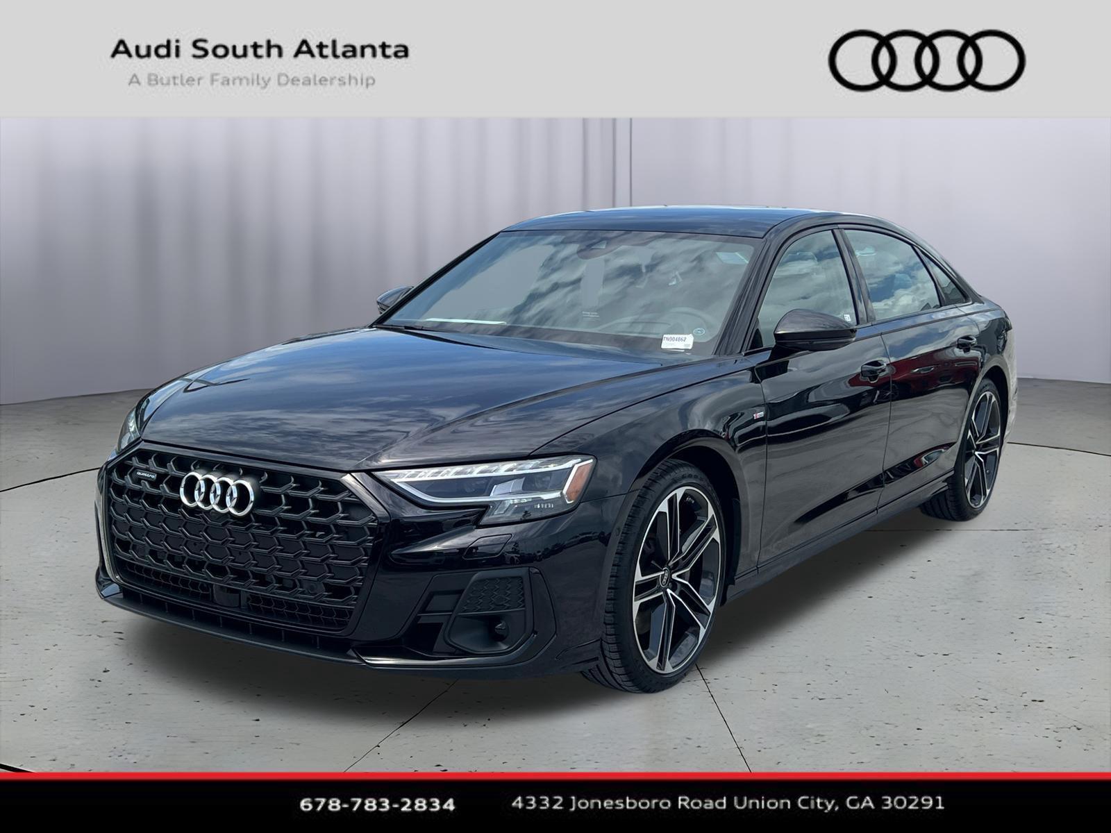 Sebring Black Crystal Effect 2026 Audi A8 Sedan All-Wheel Drive Automatic