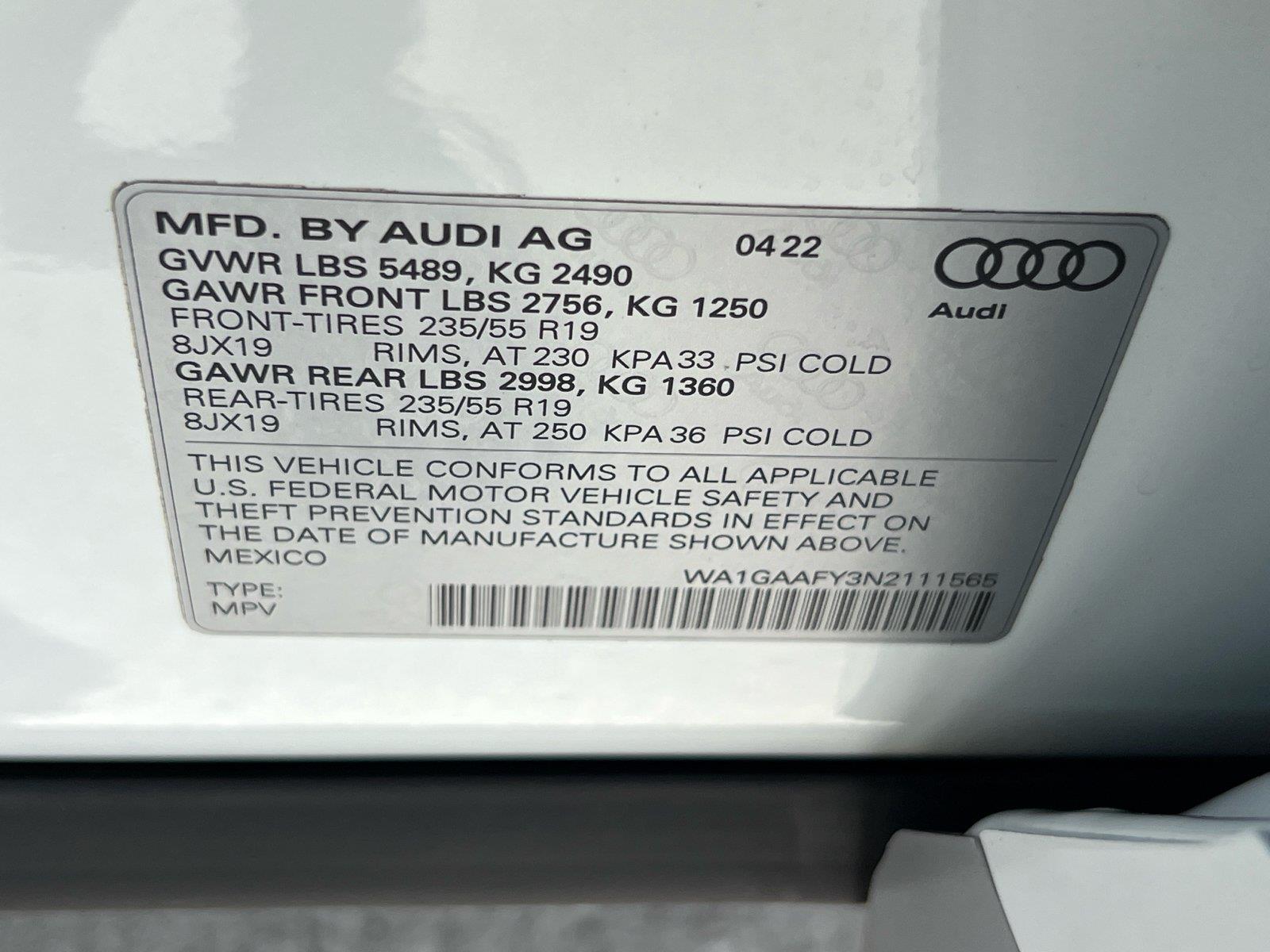 Used 2022 Audi Q5 SUV