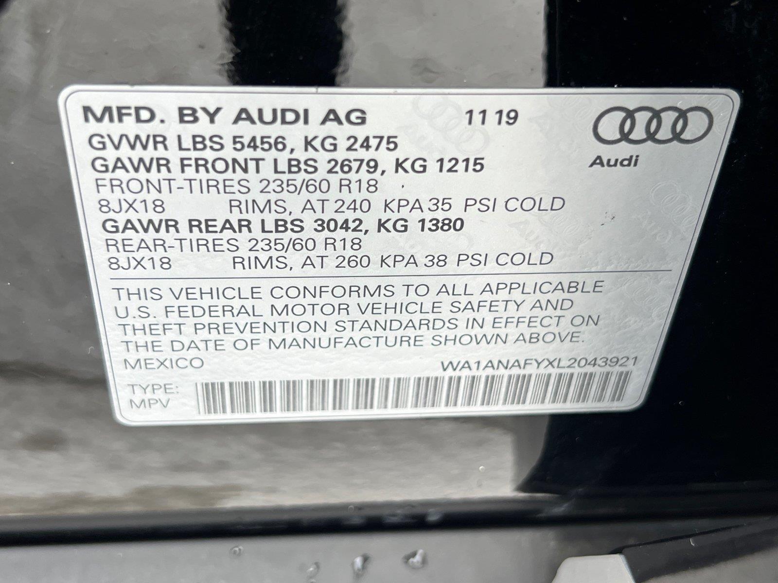 Used 2020 Audi Q5 SUV