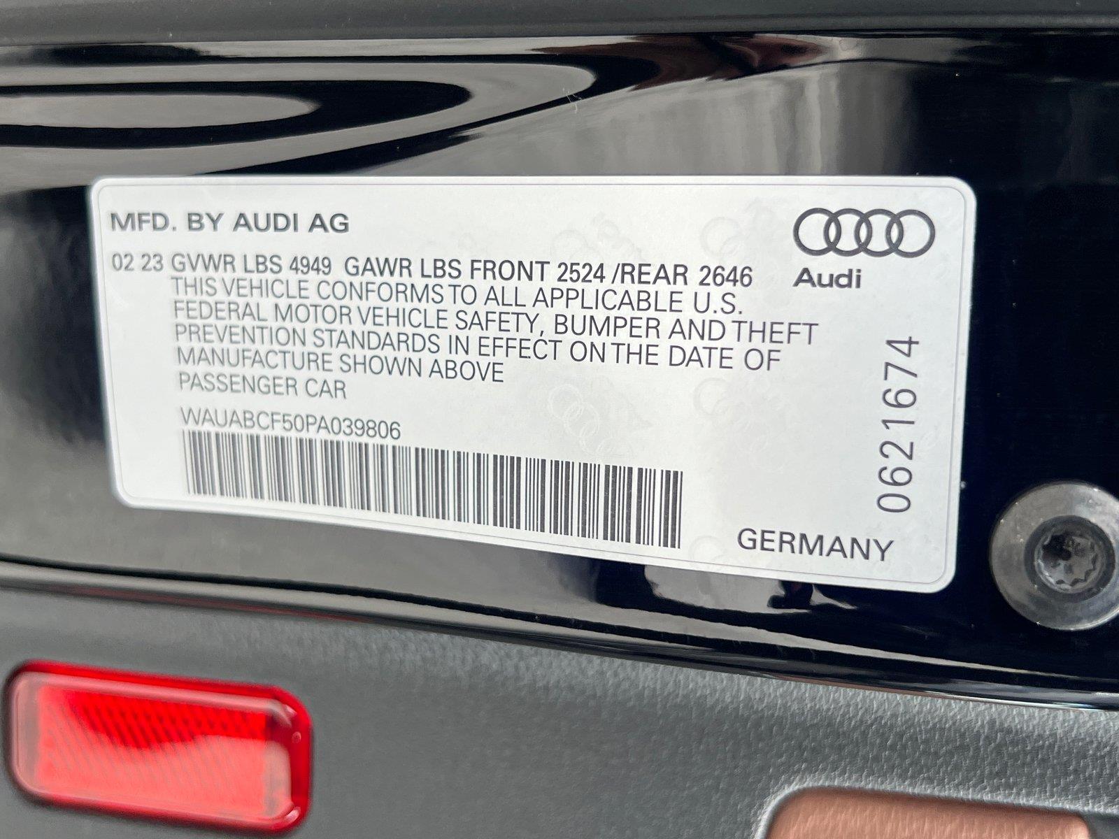 Used 2023 Audi A5 Sportback Sedan