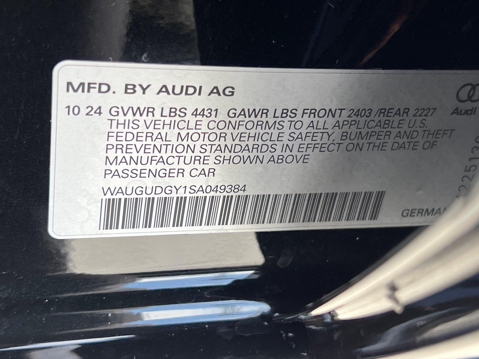 Used 2025 Audi A3 Sedan