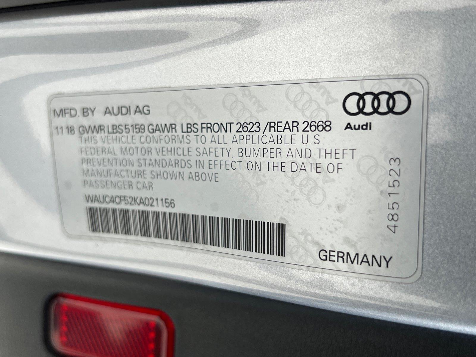 Used 2019 Audi S5 Sportback Sedan