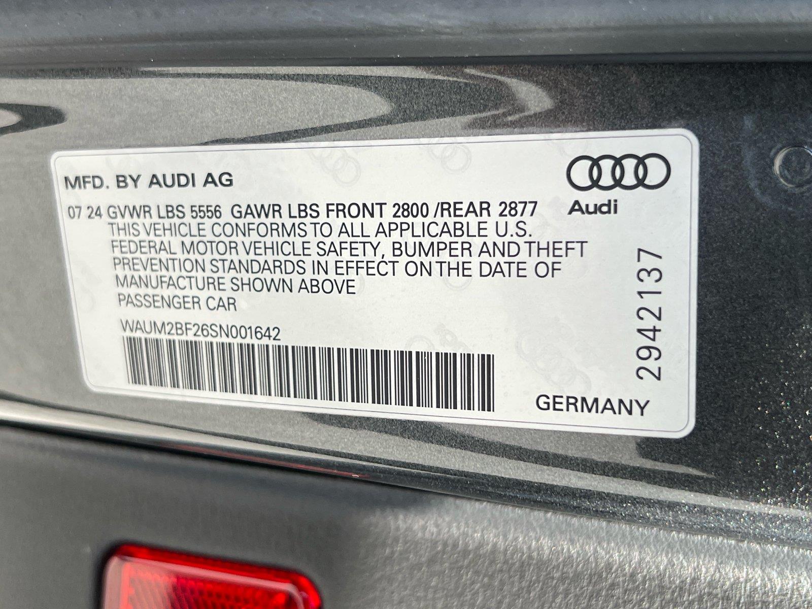 Used 2025 Audi A6 Sedan Sedan