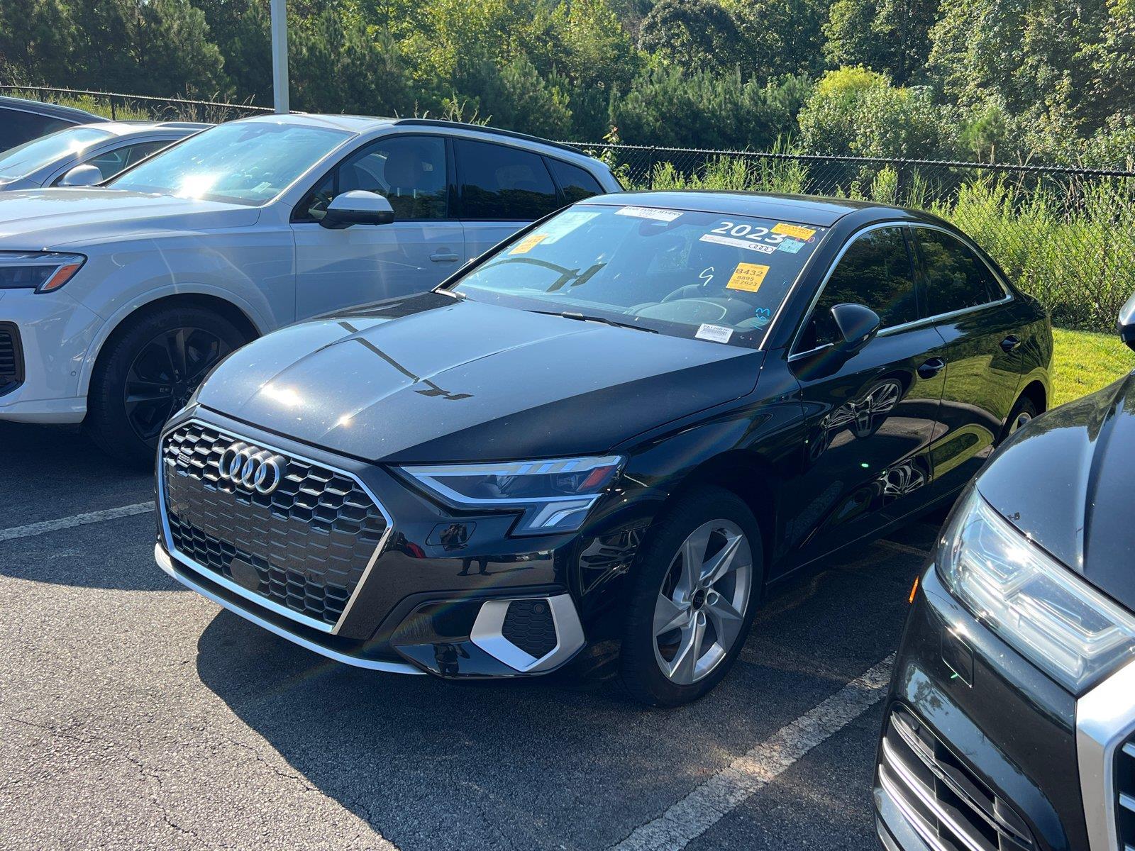 Mythos Black Metallic 2023 Audi A3 Sedan All-Wheel Drive 7-Speed Automatic