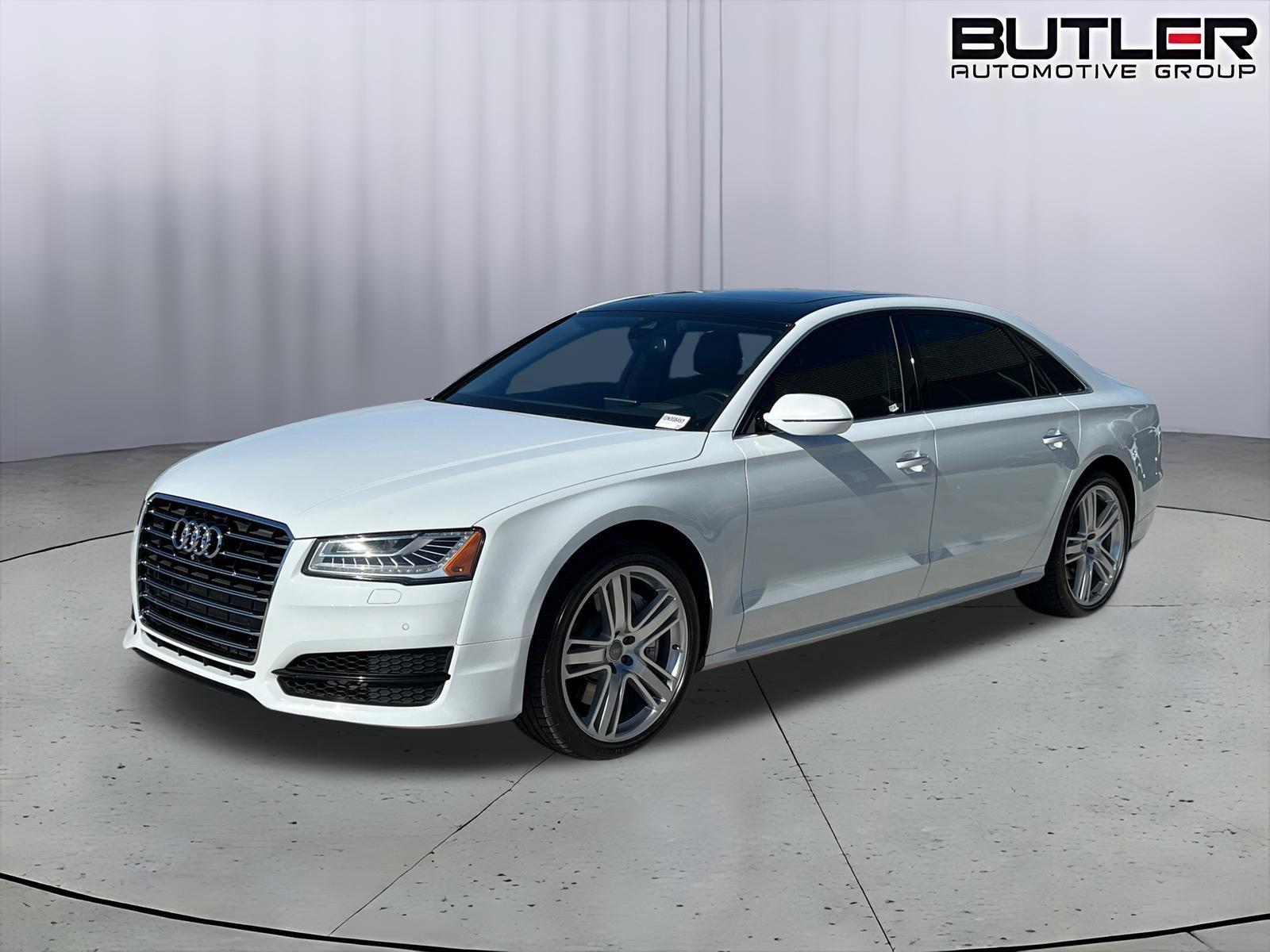 Glacier White Metallic 2016 Audi A8 Sedan All-Wheel Drive Automatic