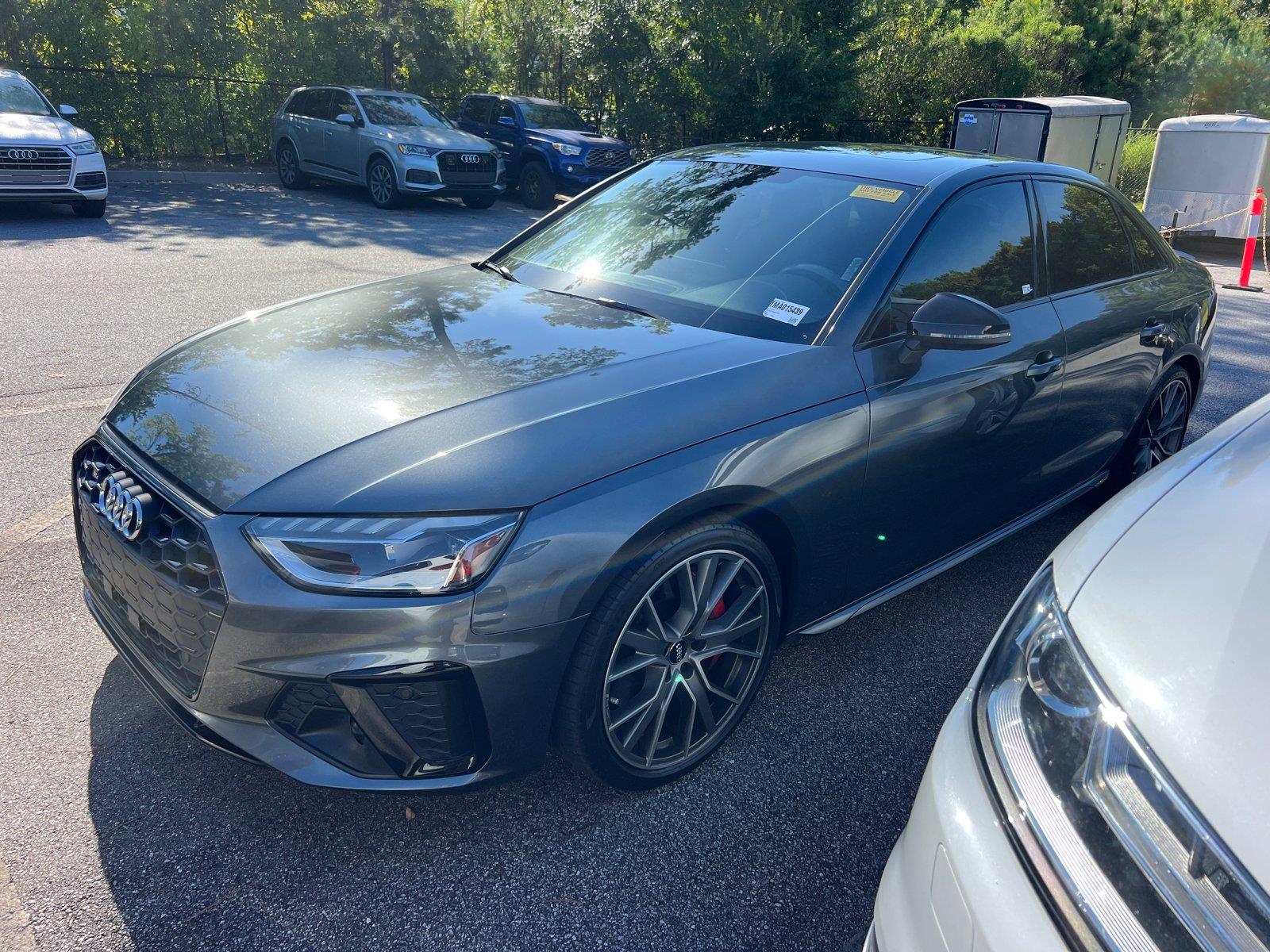 Daytona Gray Pearl Effect 2021 Audi S4 Sedan All-Wheel Drive Automatic