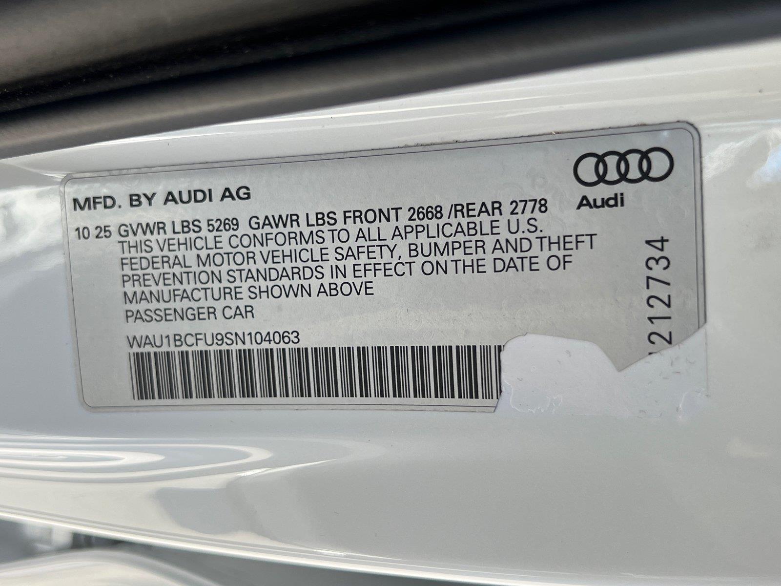 Used 2025 Audi A5 Sedan