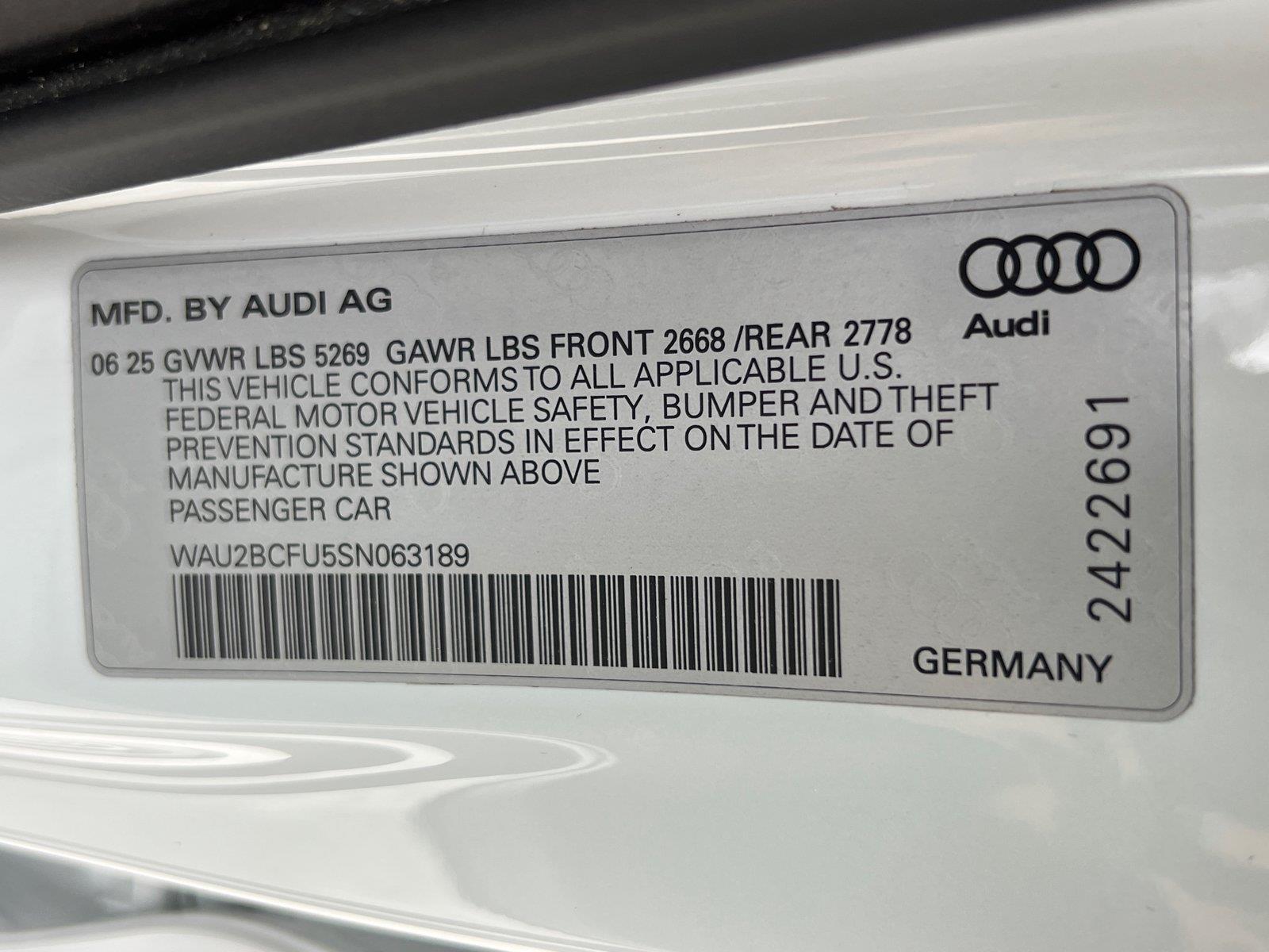 Used 2025 Audi A5 Sedan
