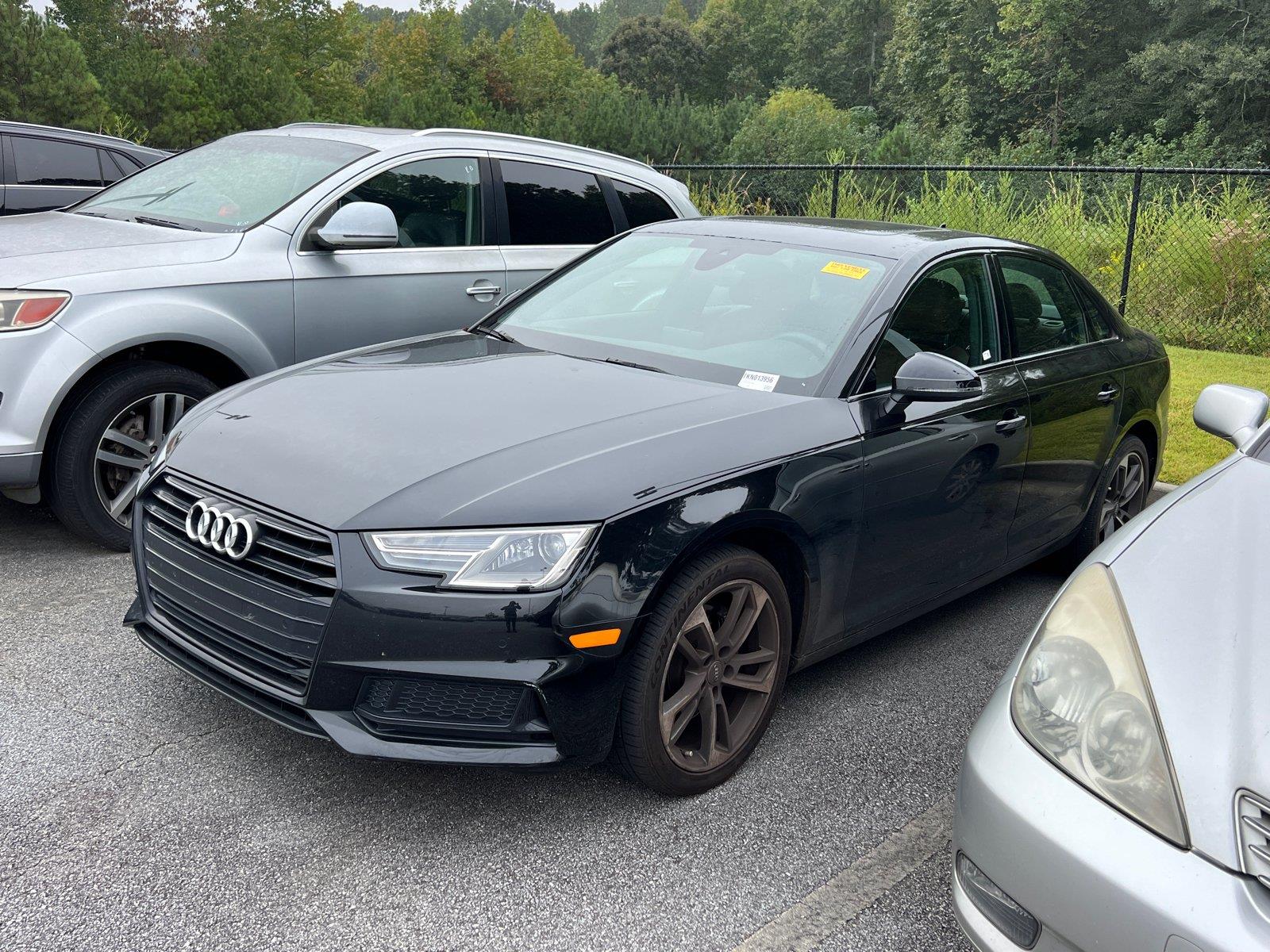 Mythos Black Metallic 2019 Audi A4 Sedan Front-Wheel Drive Automatic