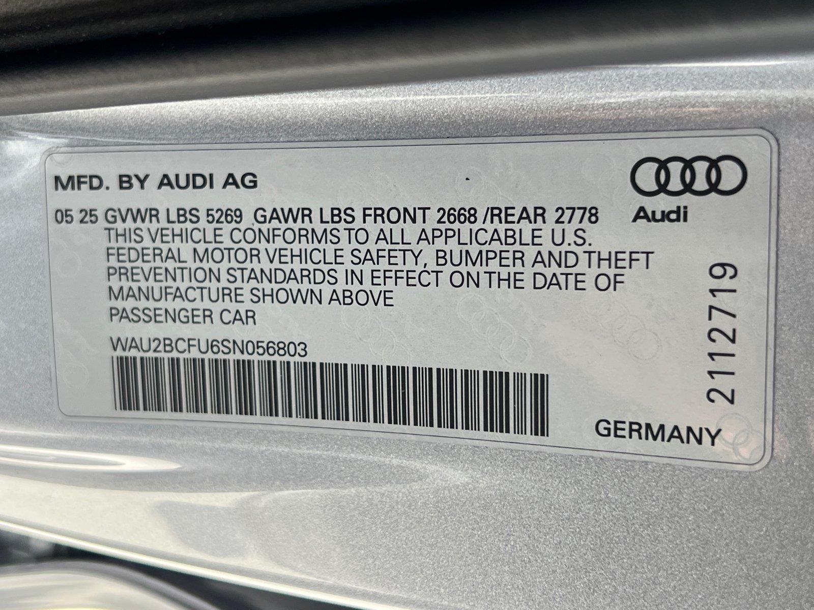 Used 2025 Audi A5 Sedan