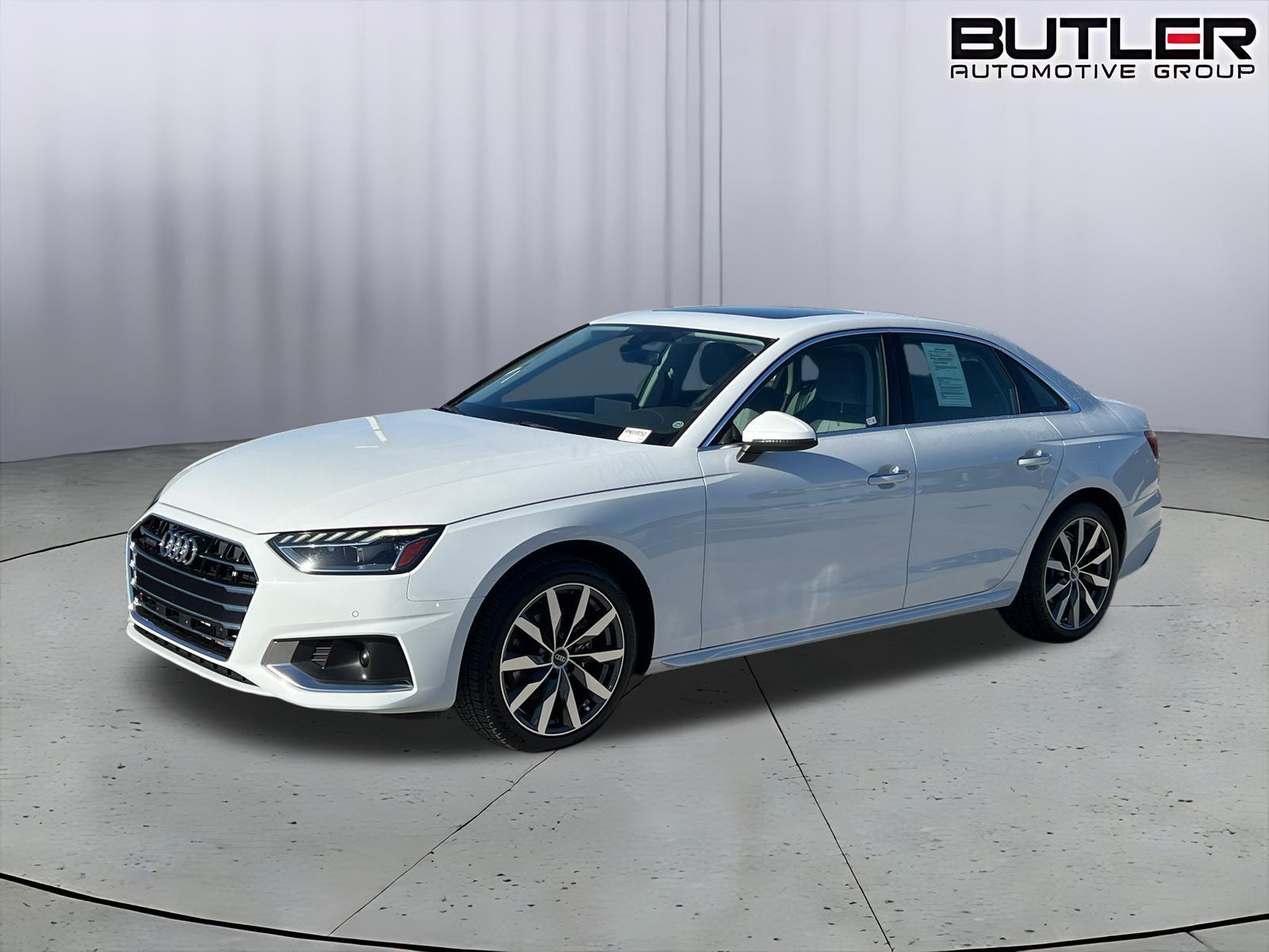 Glacier White Metallic 2023 Audi A4 Sedan All-Wheel Drive Automatic