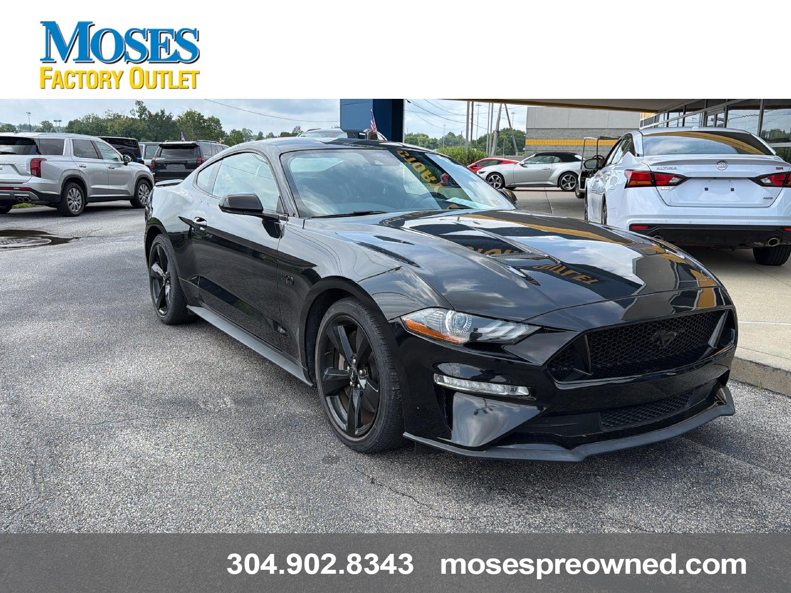Shadow Black 2022 Ford Mustang Coupe Rear-Wheel Drive Automatic