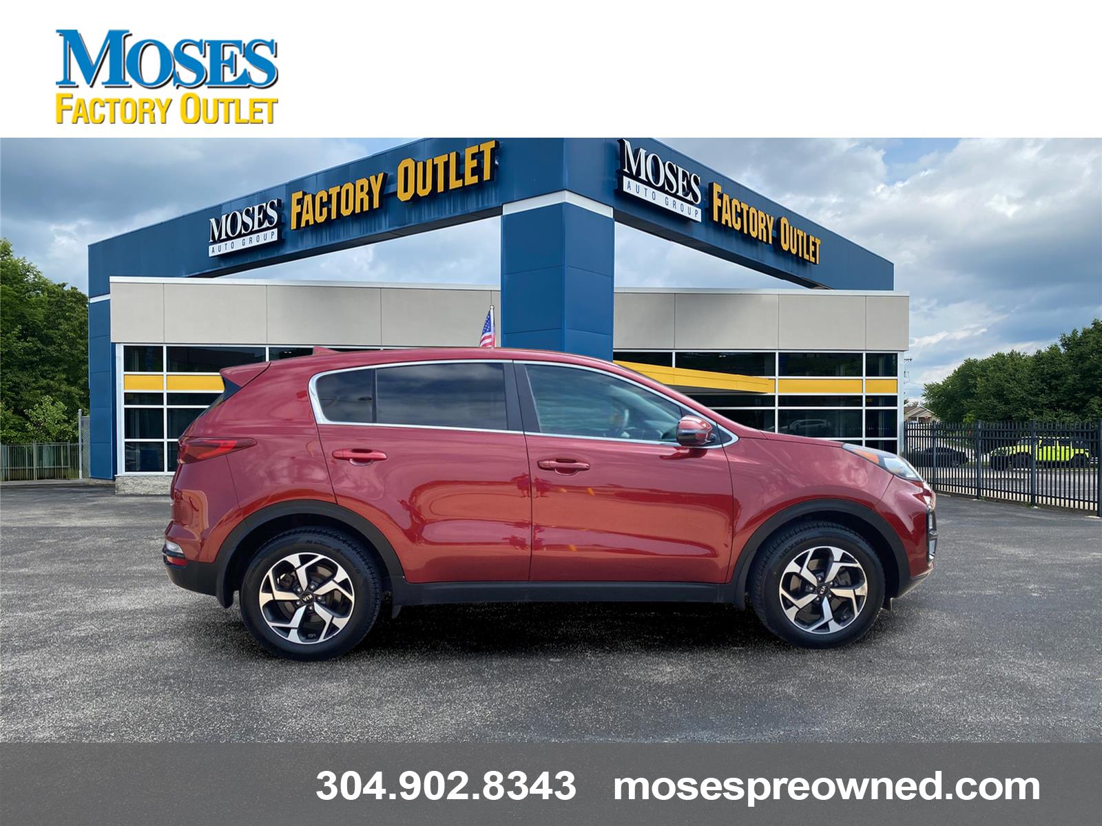 Hyper Red 2021 Kia Sportage SUV / Crossover All-Wheel Drive 6-Speed Automatic